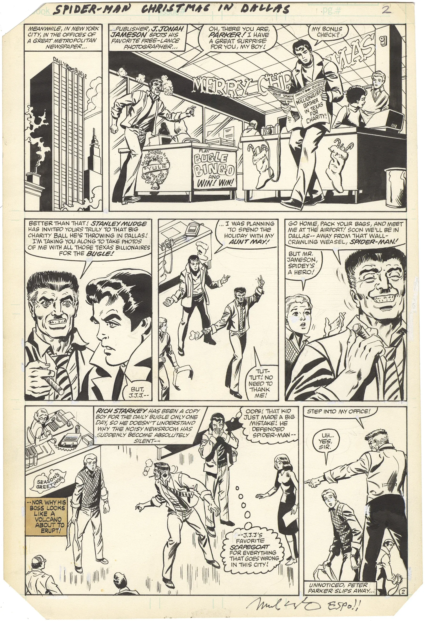 Spider-Man Christmas in Dallas Nn p2