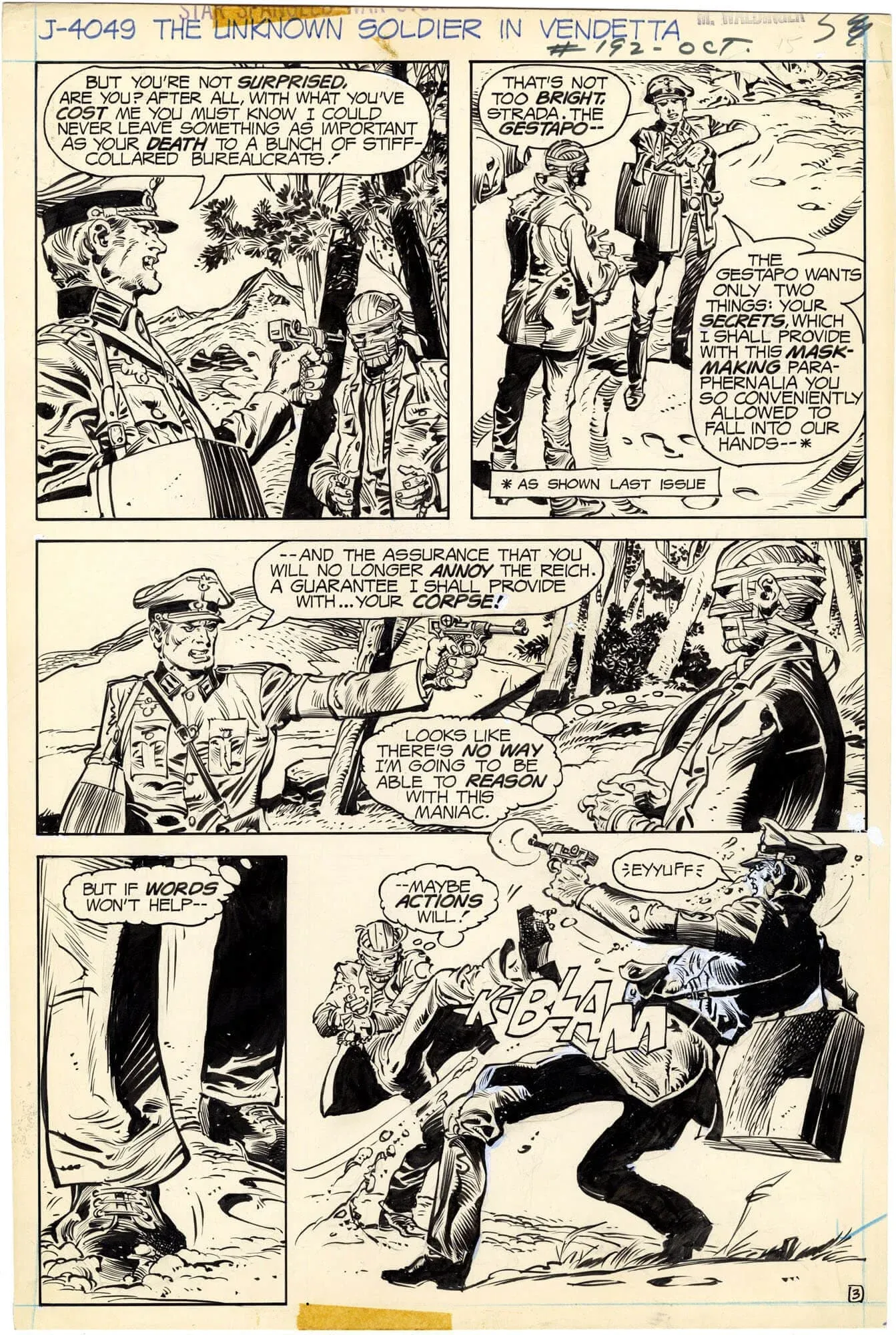 Star Spangled War Stories #192 p3 (Unknown Soldier)