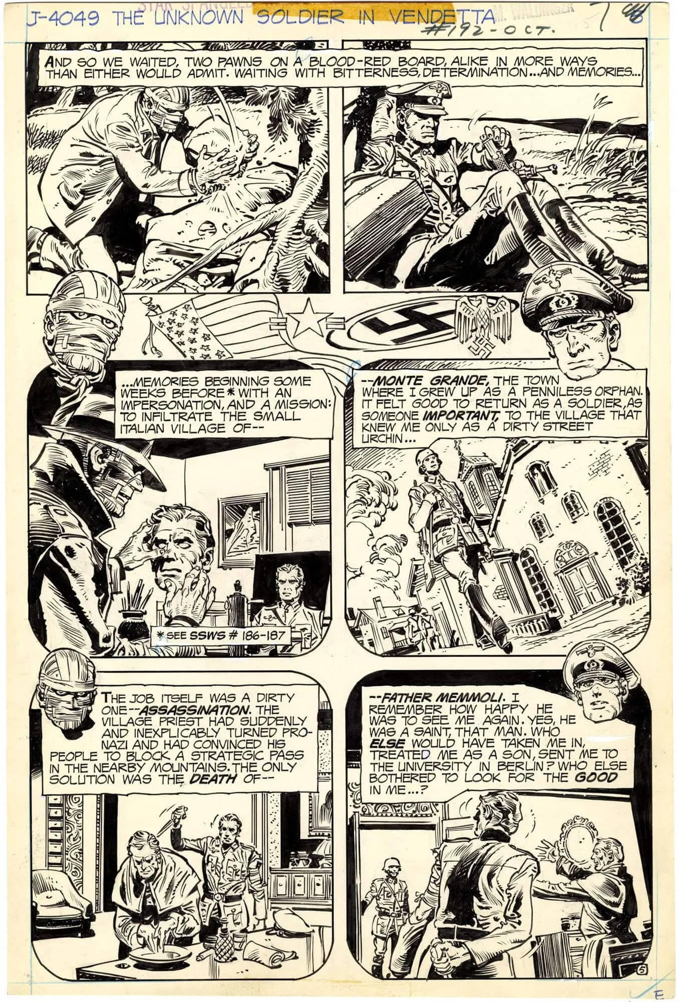 Star Spangled War Stories #192 p5 (Unknown Soldier)