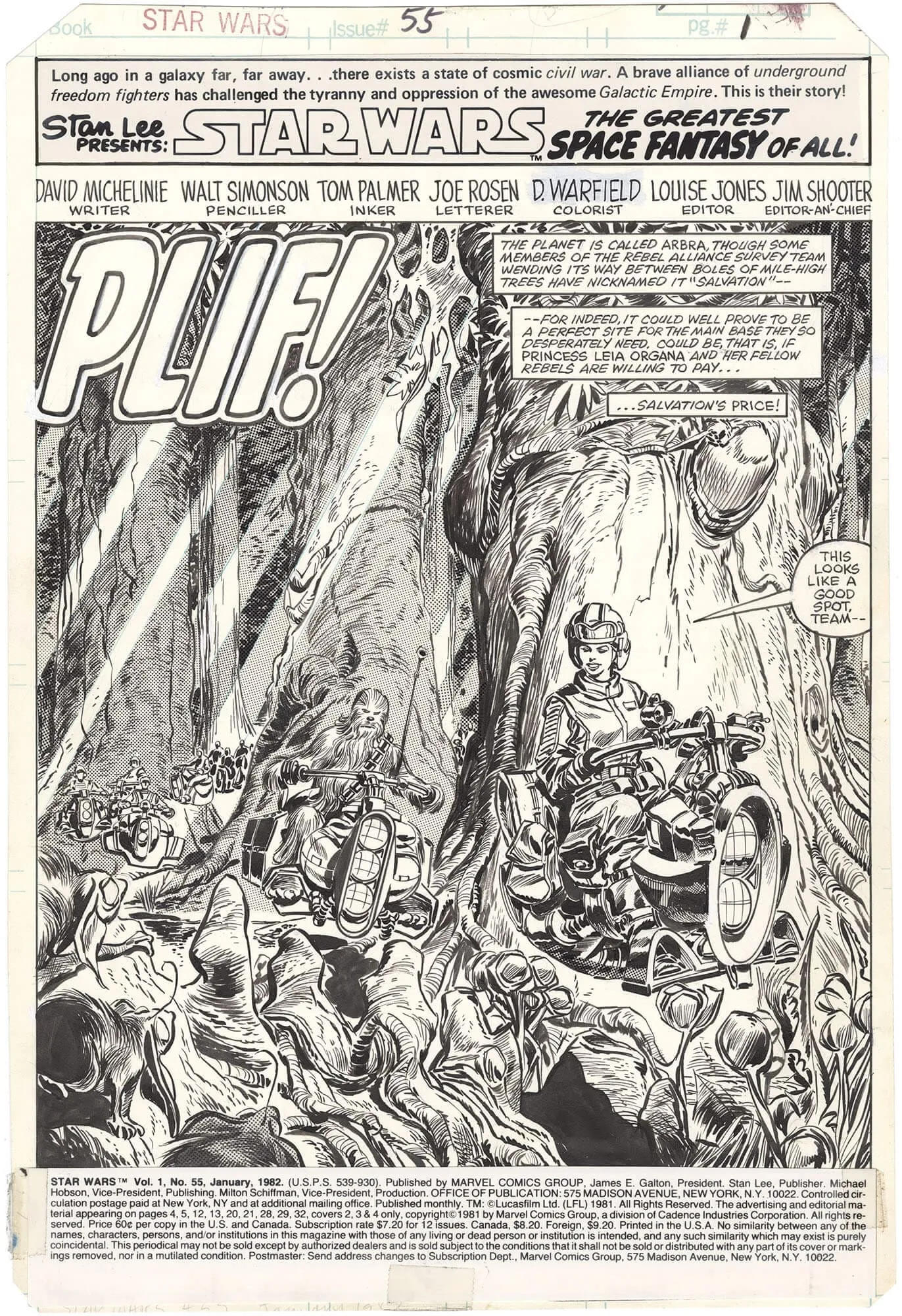 Star Wars #55 p1 (Rare Splash)