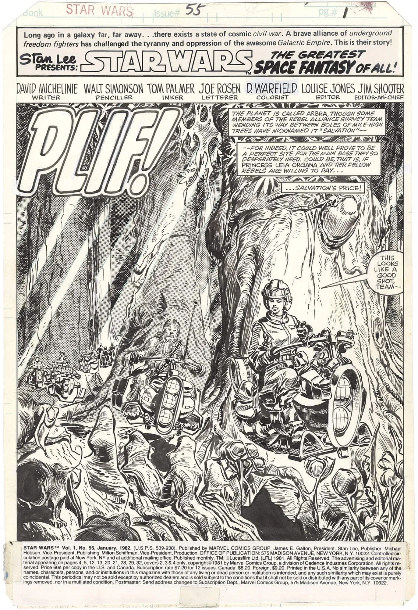 Star Wars #55 p1 (Rare Splash)