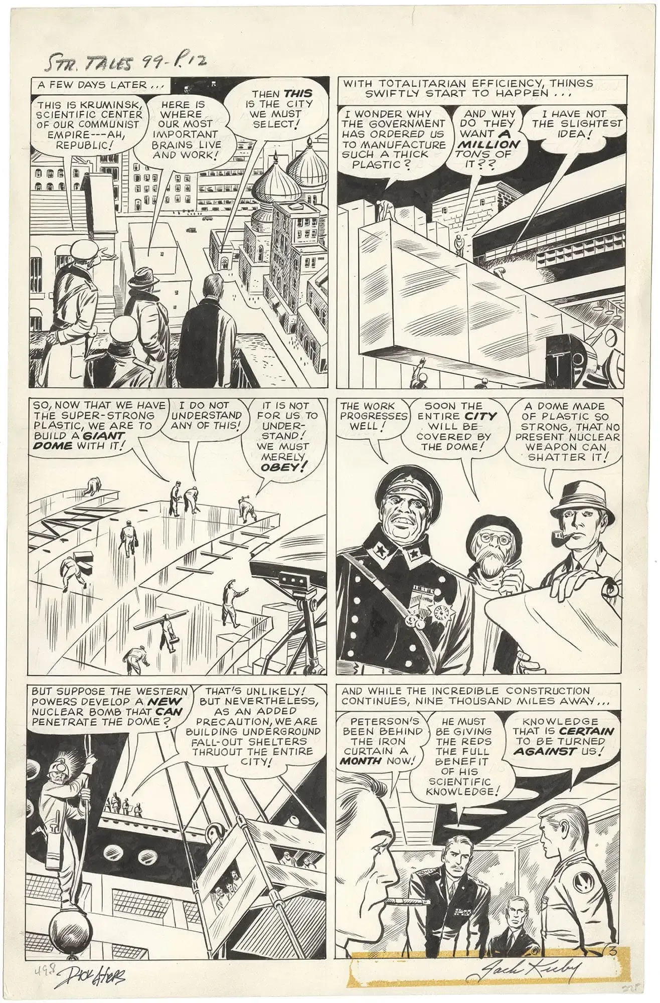 Strange Tales #99 p3 (Large Art - Signed)