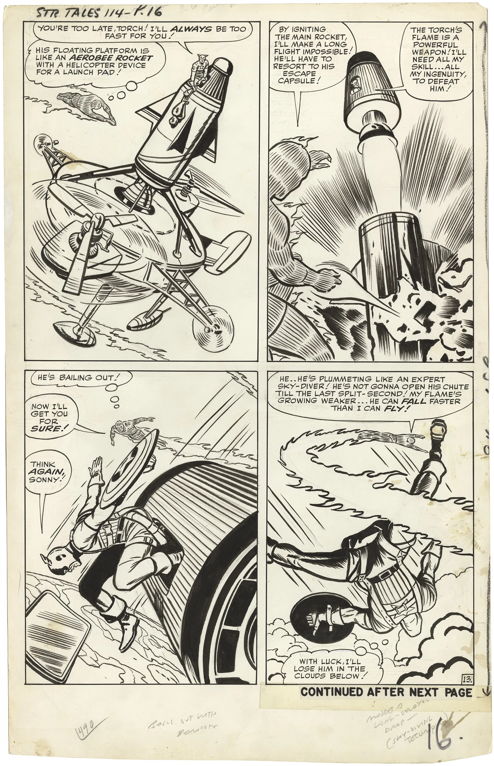 Strange Tales #114 p13 (Large Art - First Cap)