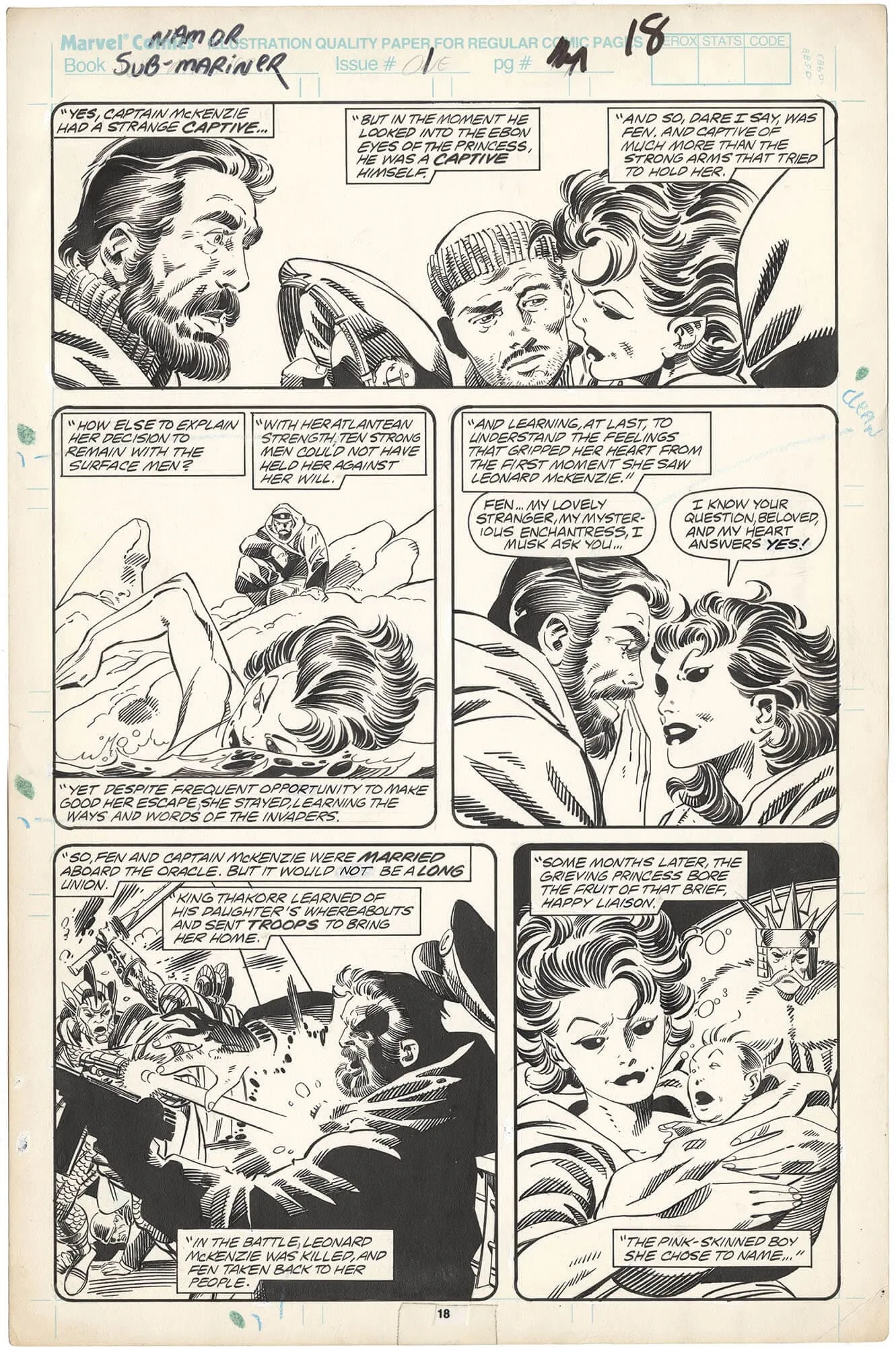 Namor, The Sub-Mariner #1 p18 (Namor’s Origin)