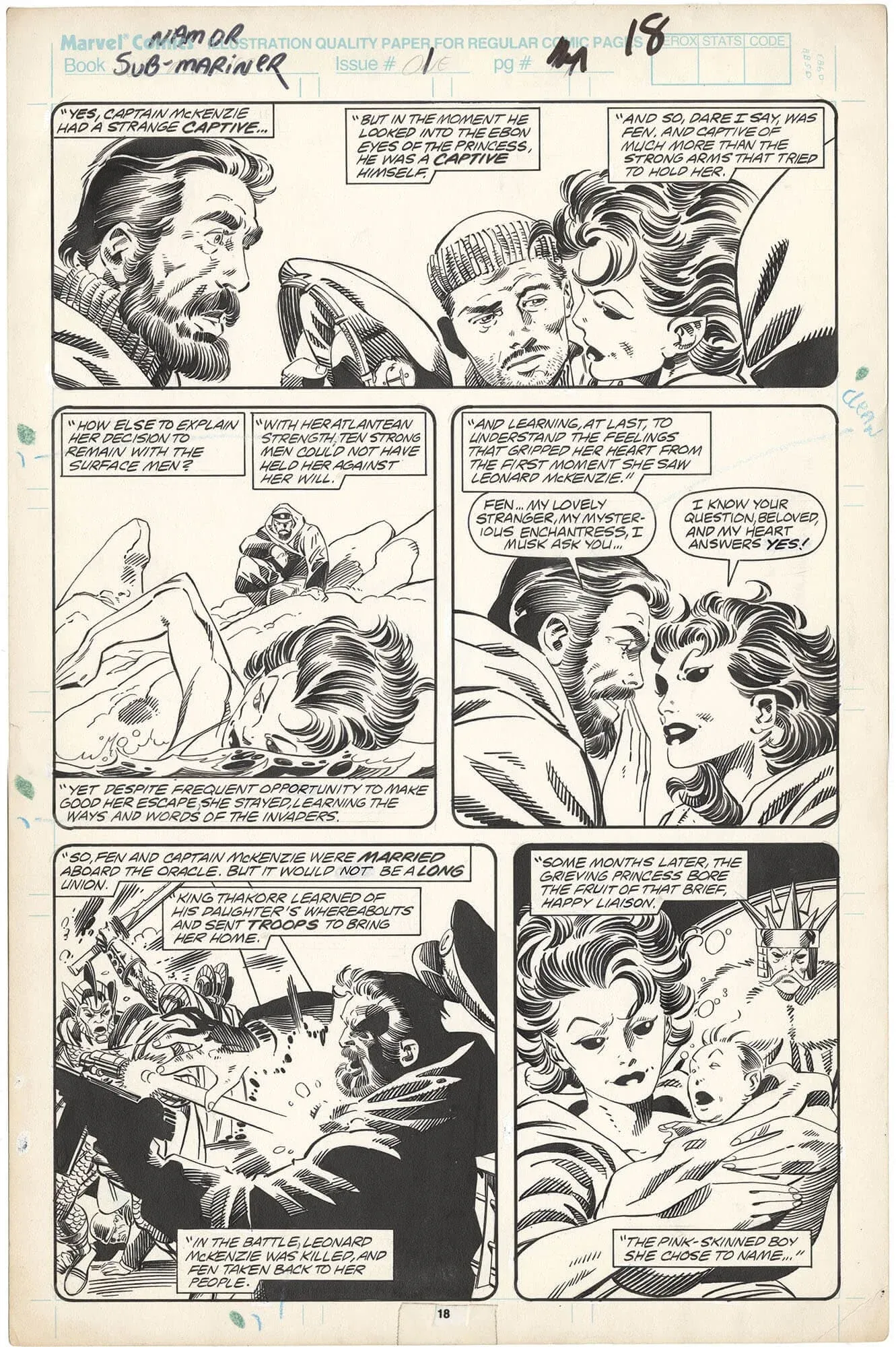 Namor, The Sub-Mariner #1 p18 (Namor’s Origin)