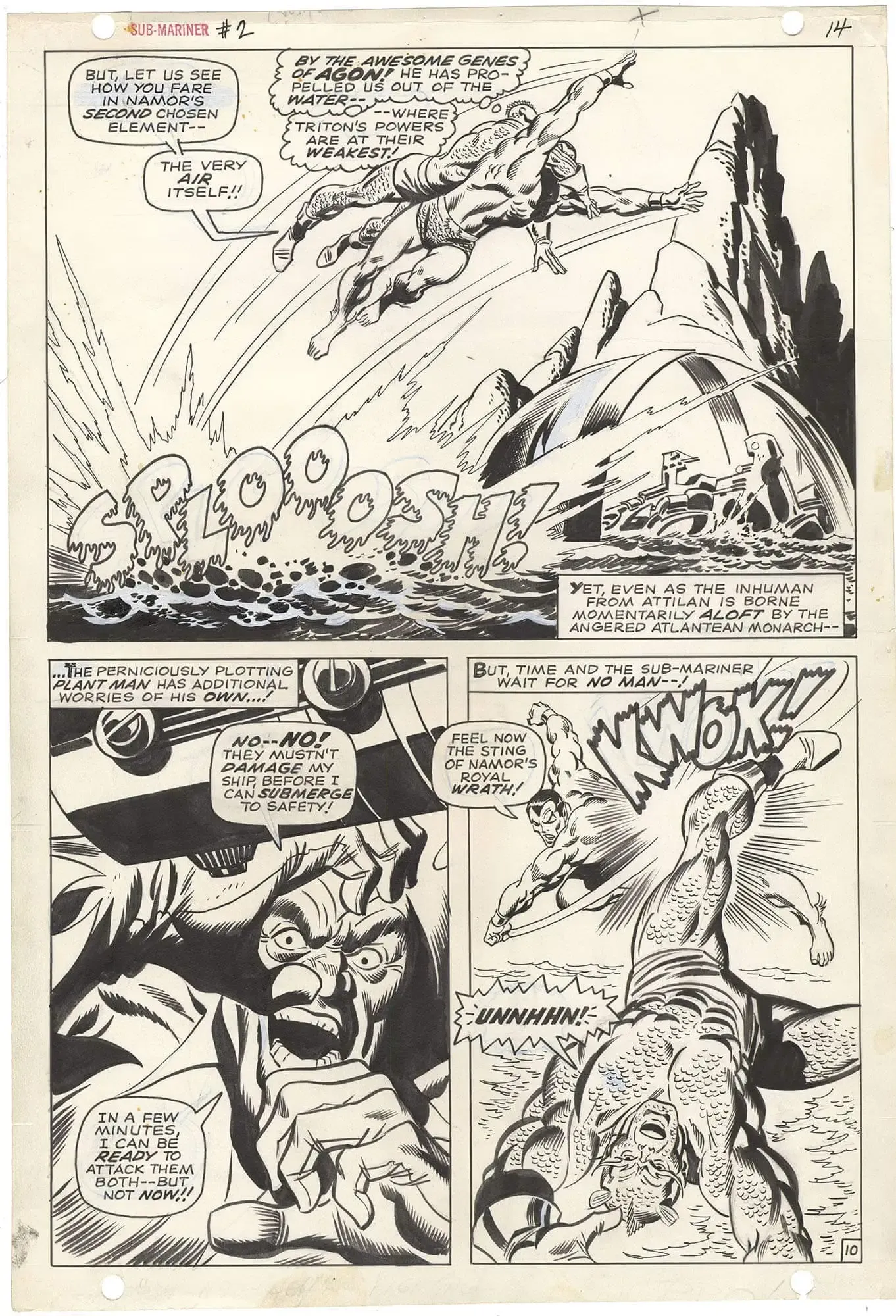 Sub-Mariner #2 p10 (Half Splash)