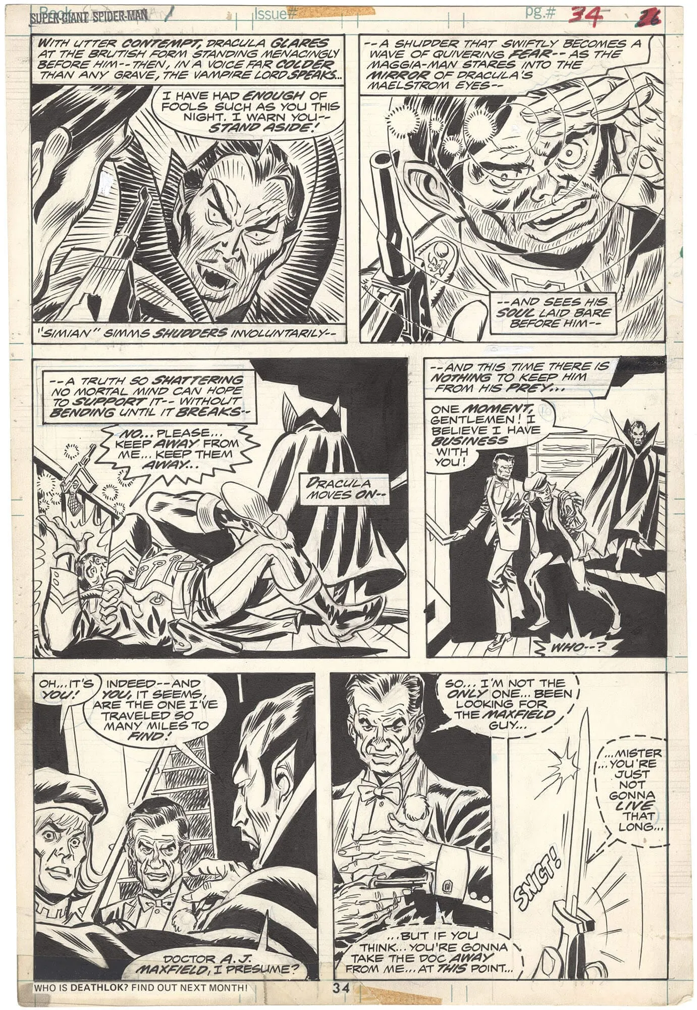 Super-Giant Spider-Man #1 p34 (Dracula)