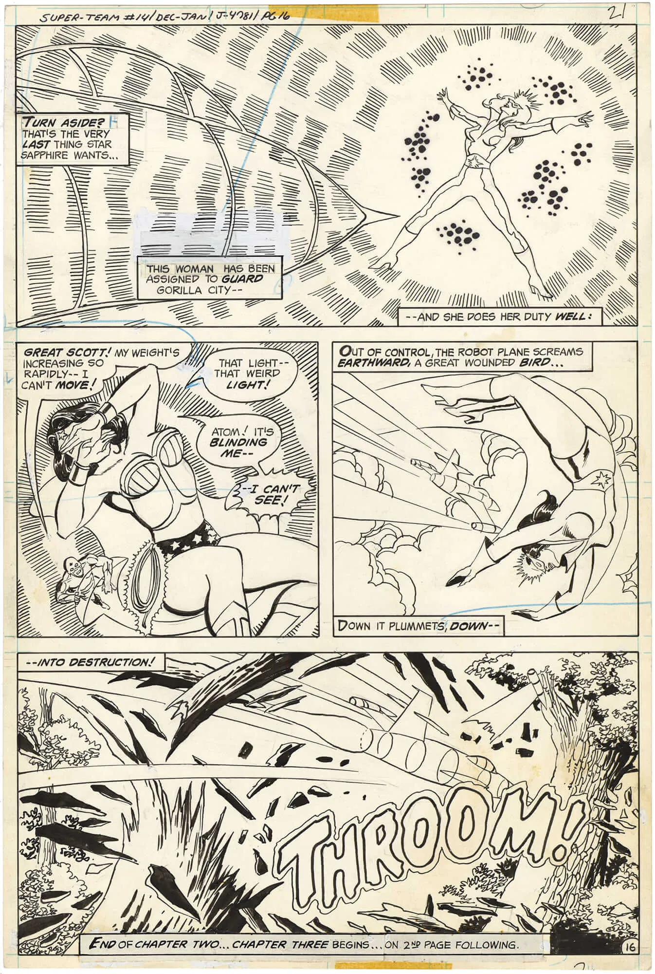 Super Team Family #14 P16 Comic Art