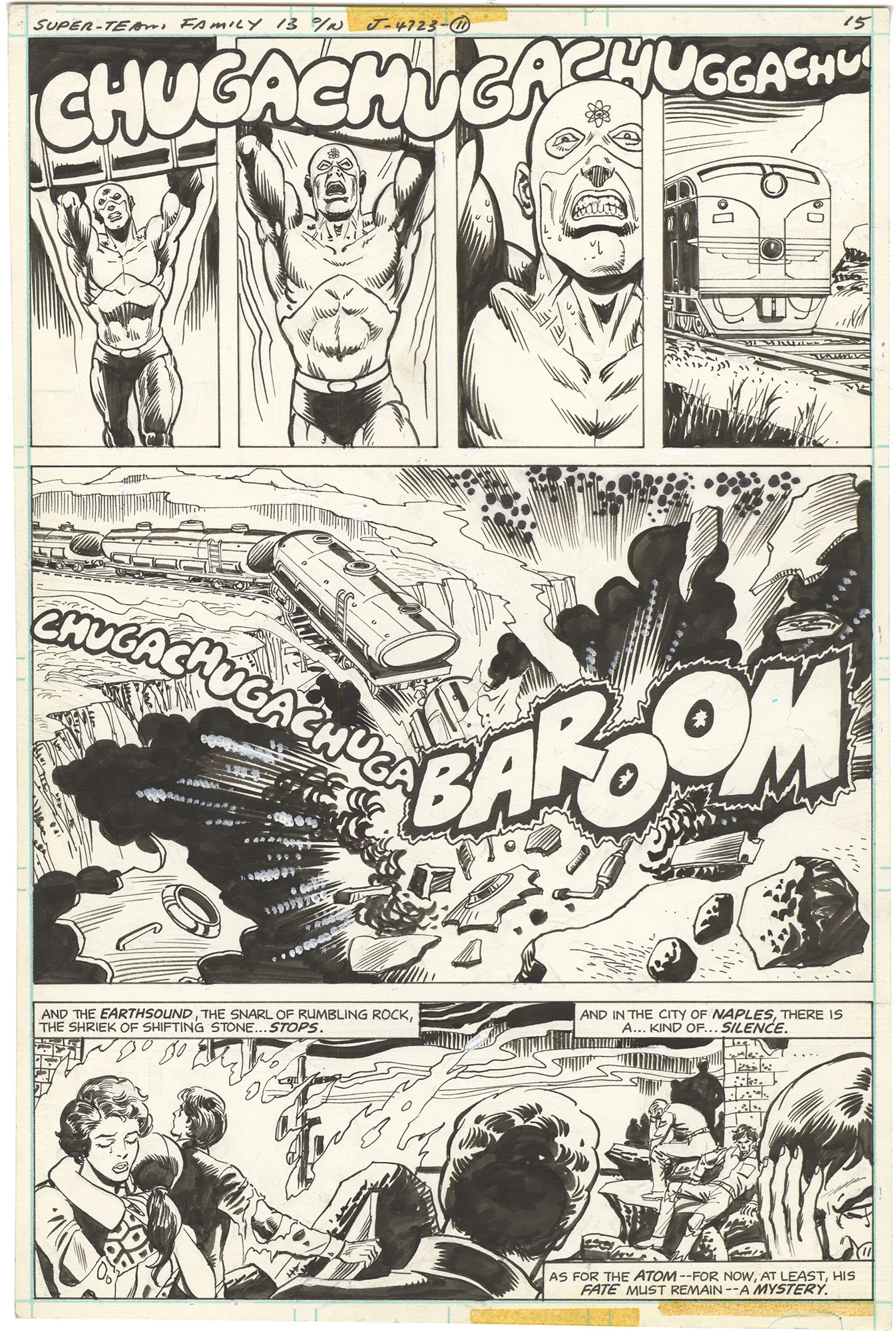 Super Team Family #13 P11 Comic Art