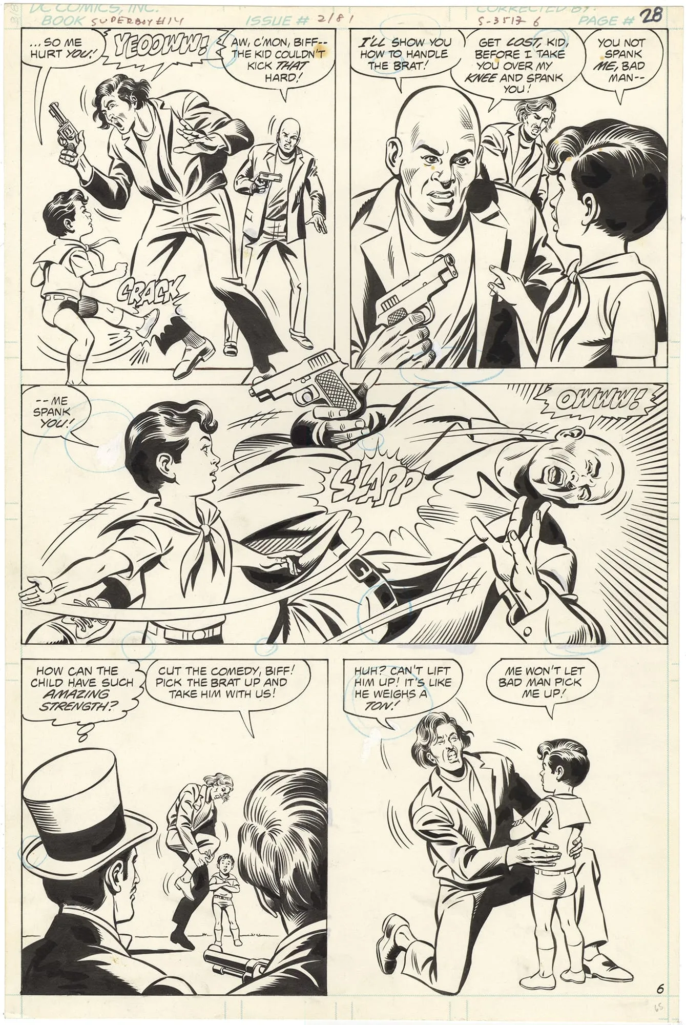 Superboy #14 P6 Comic Art