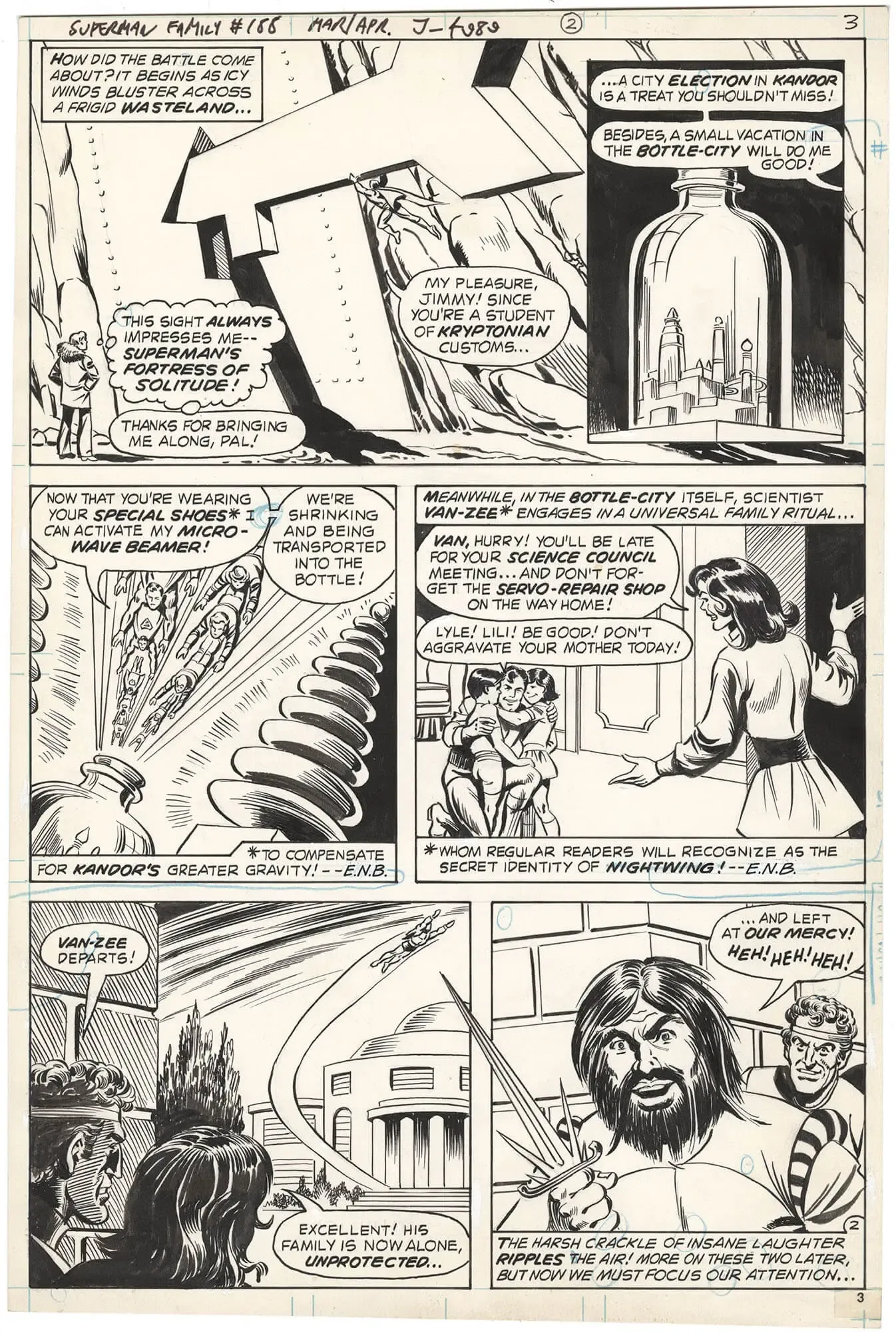 Superman Family #188 p2 (Bottle City of Kandor)
