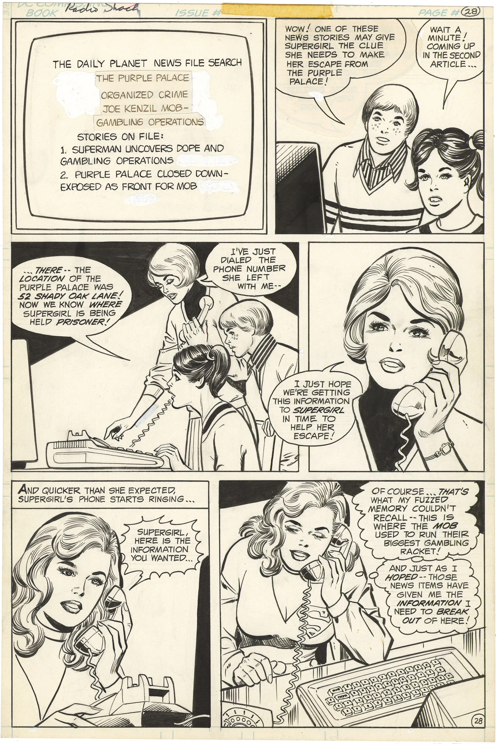 Superman (Radio Shack Giveaway Book) p28