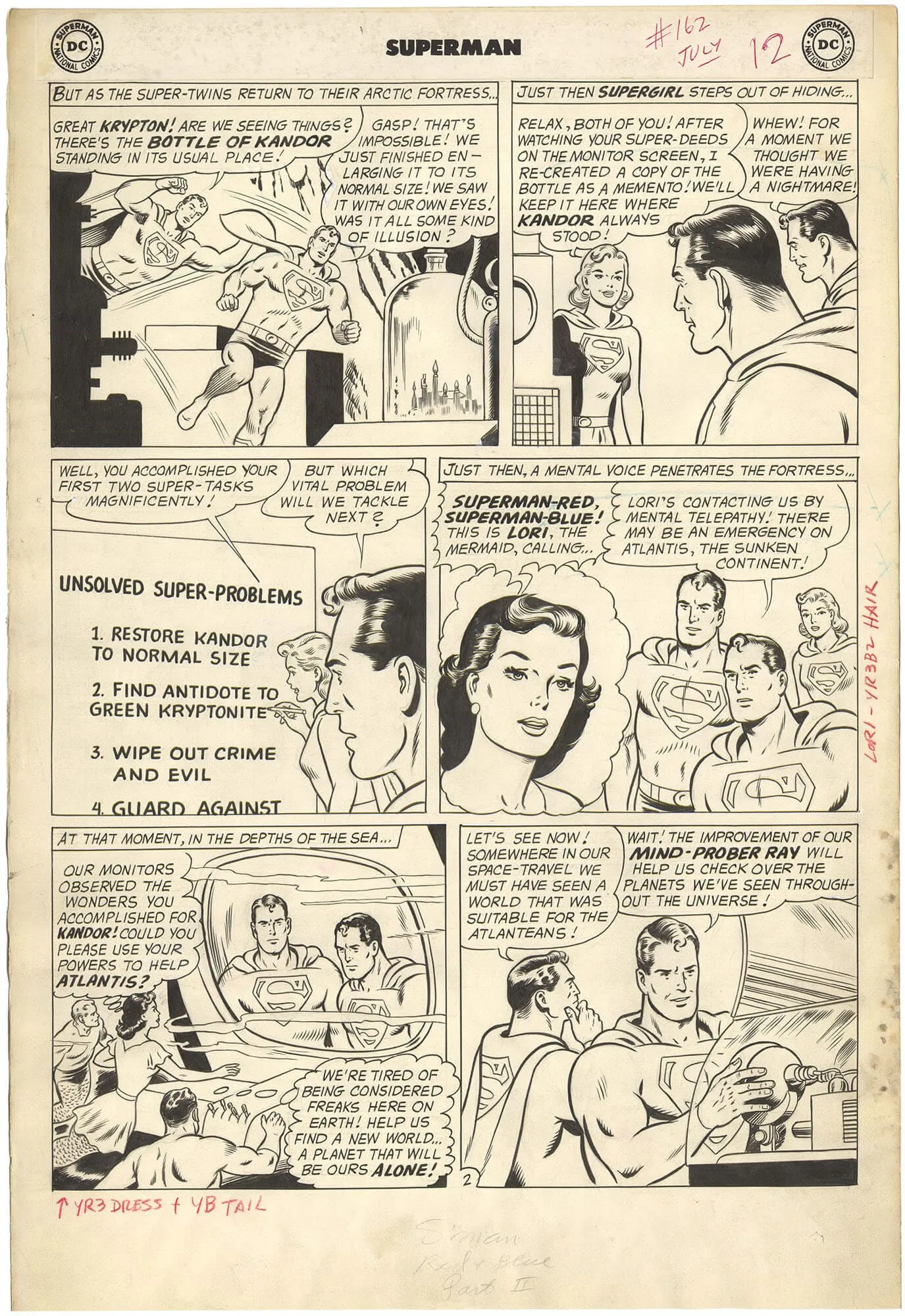 Superman #162 p2 (Large Art)