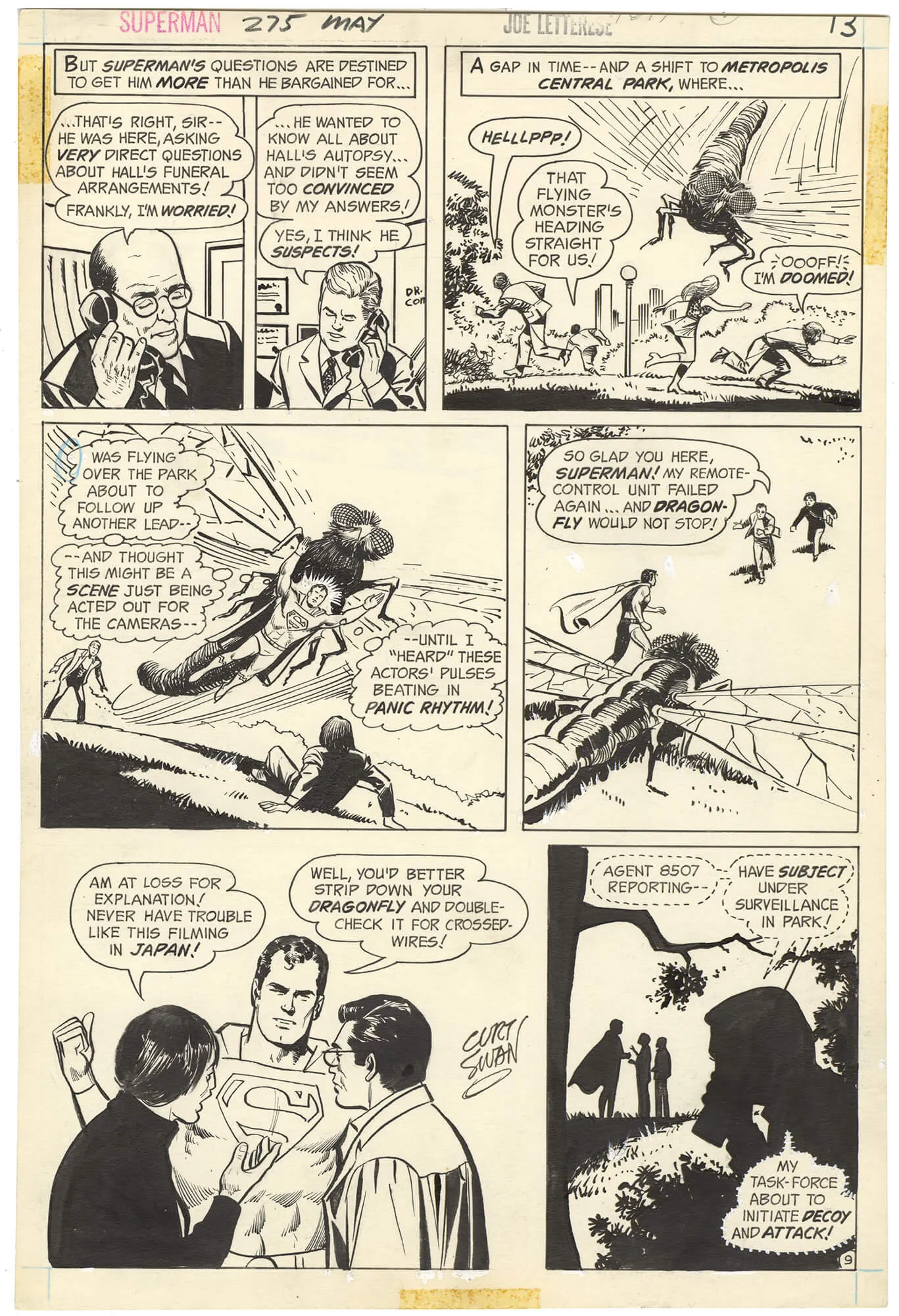 Superman #275 p9 (Signed)