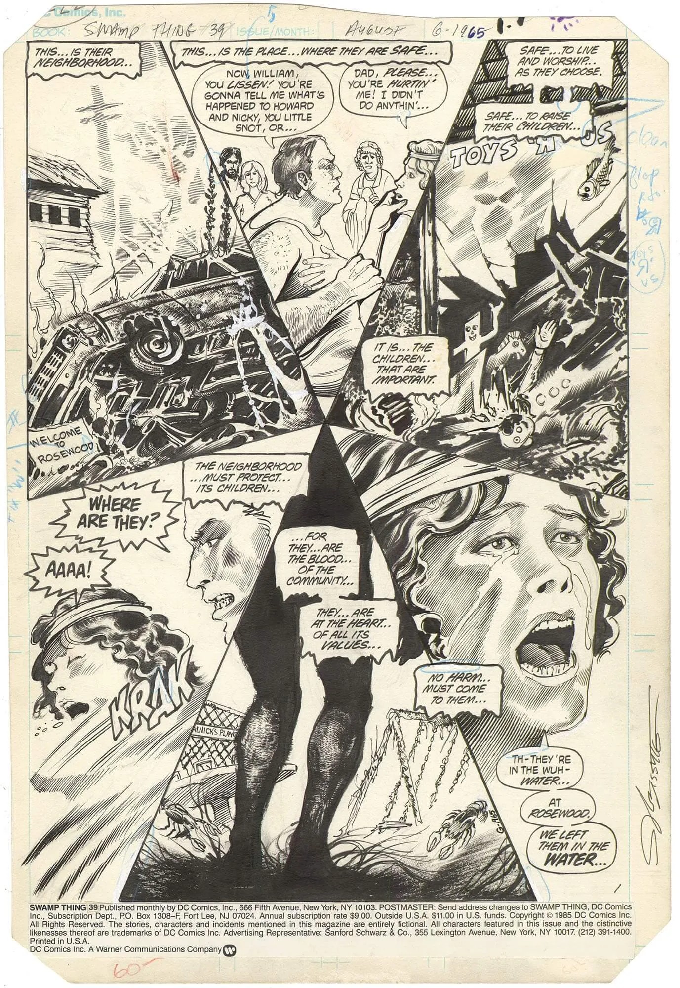 Swamp Thing #39 p1 (Signed)