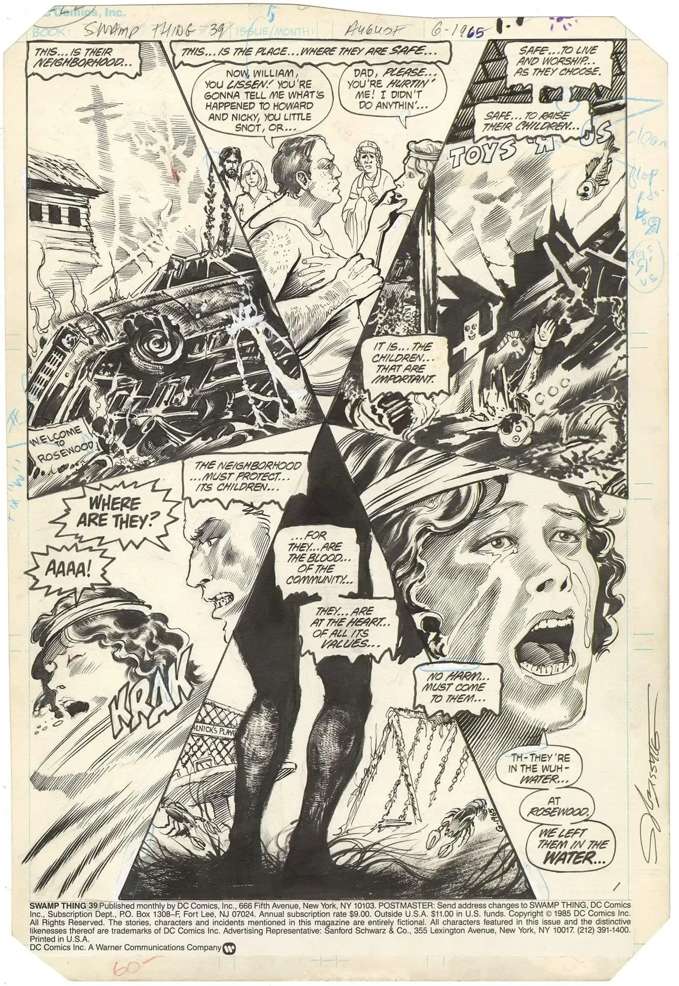 Swamp Thing #39 p1 (Signed)