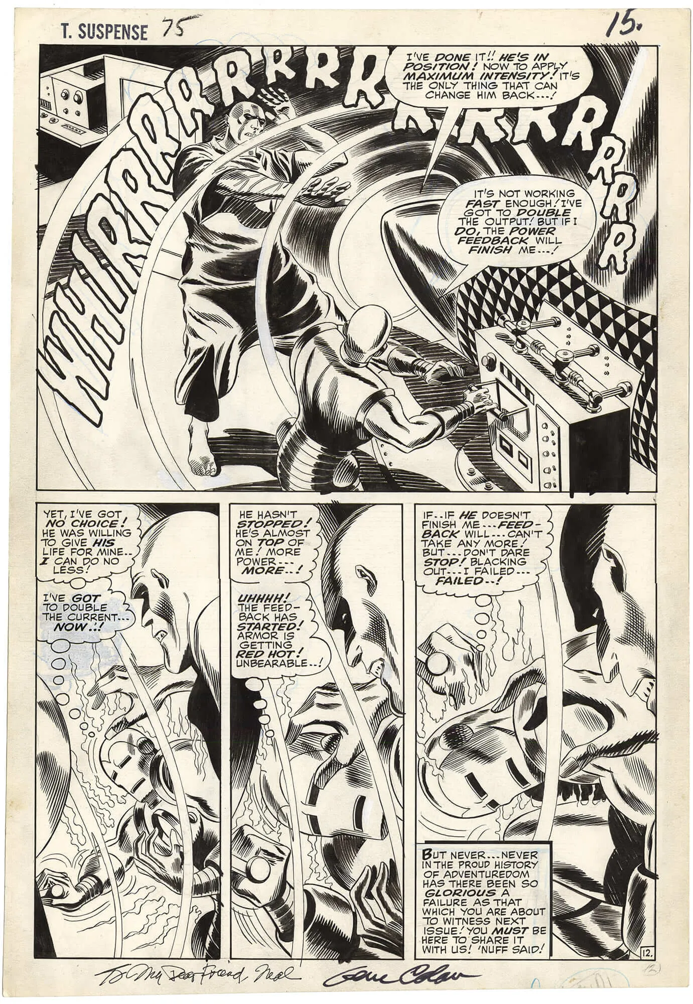 Tales of Suspense #75 p12 (Large Art - ½ Splash)