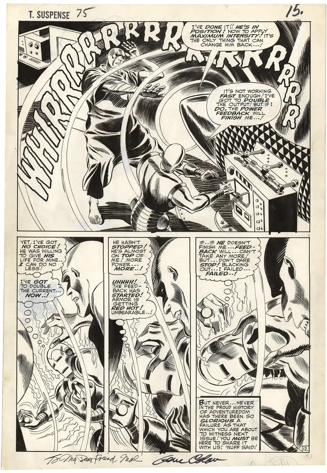 Tales of Suspense #75 p12 (Large Art - ½ Splash)