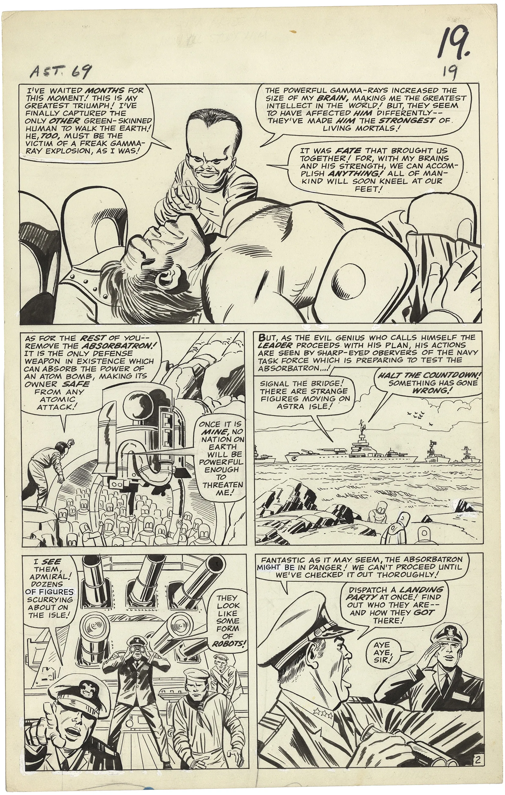 Tales to Astonish #69 p2 (Large Art)