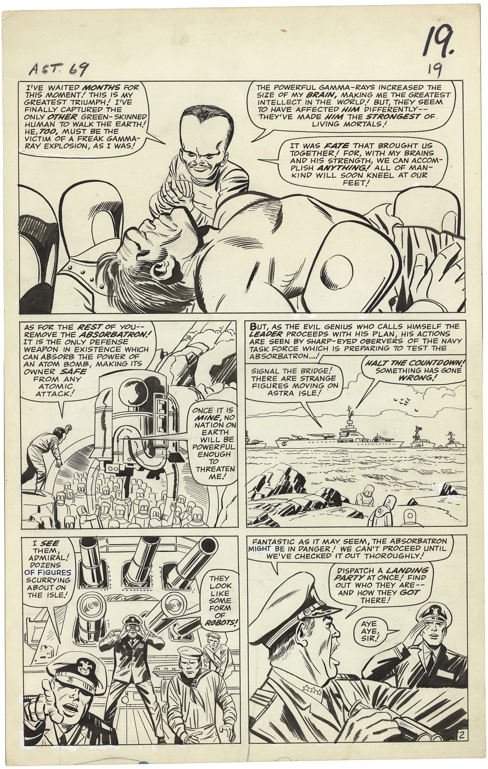 Tales to Astonish #69 p2 (Large Art)