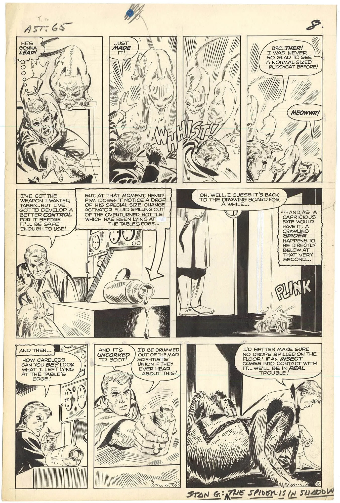 Tales To Astonish #65 P6 (Large Art) Comic Art
