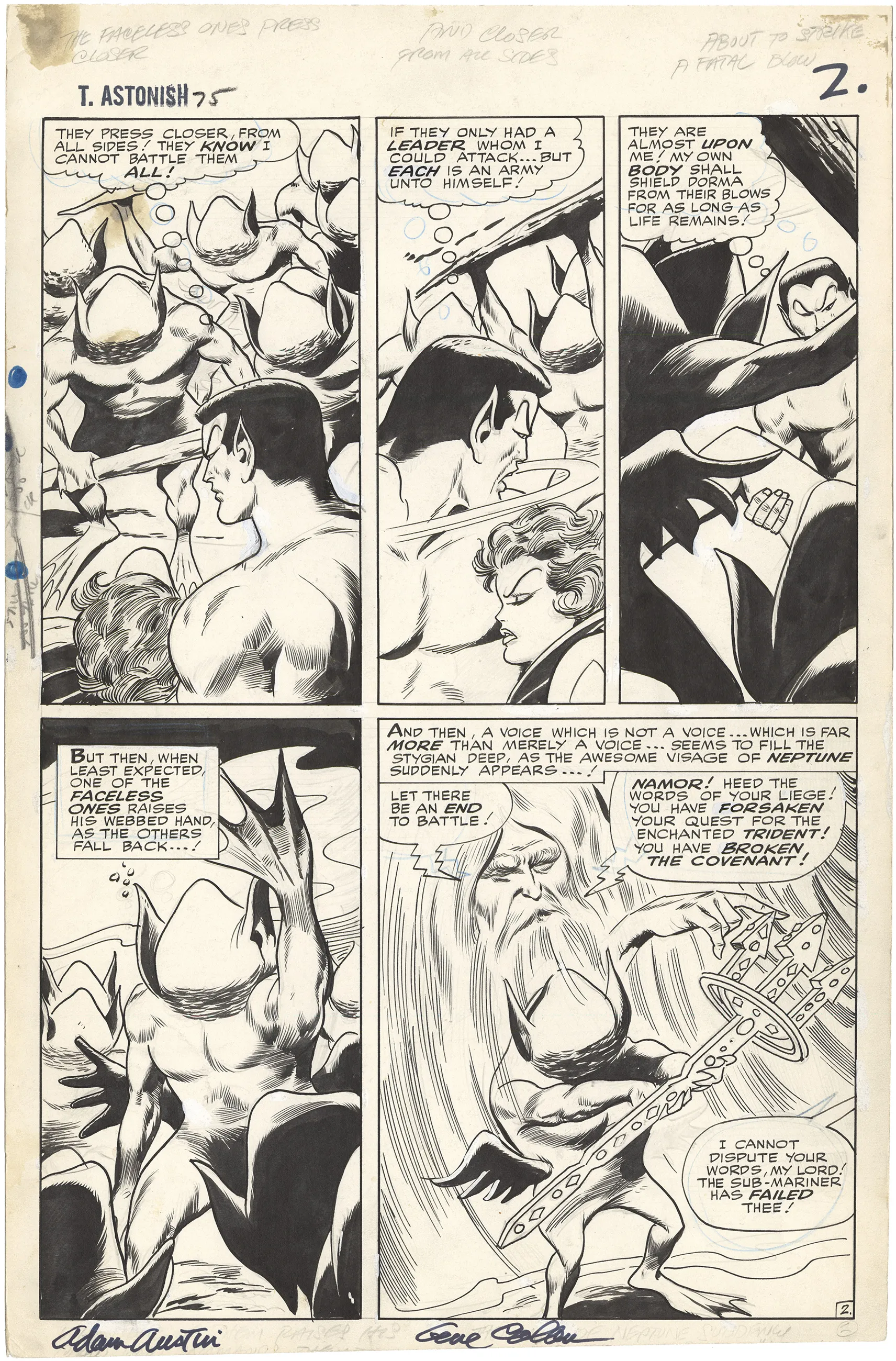 Tales to Astonish #75 p2 (Large Art, Signed)