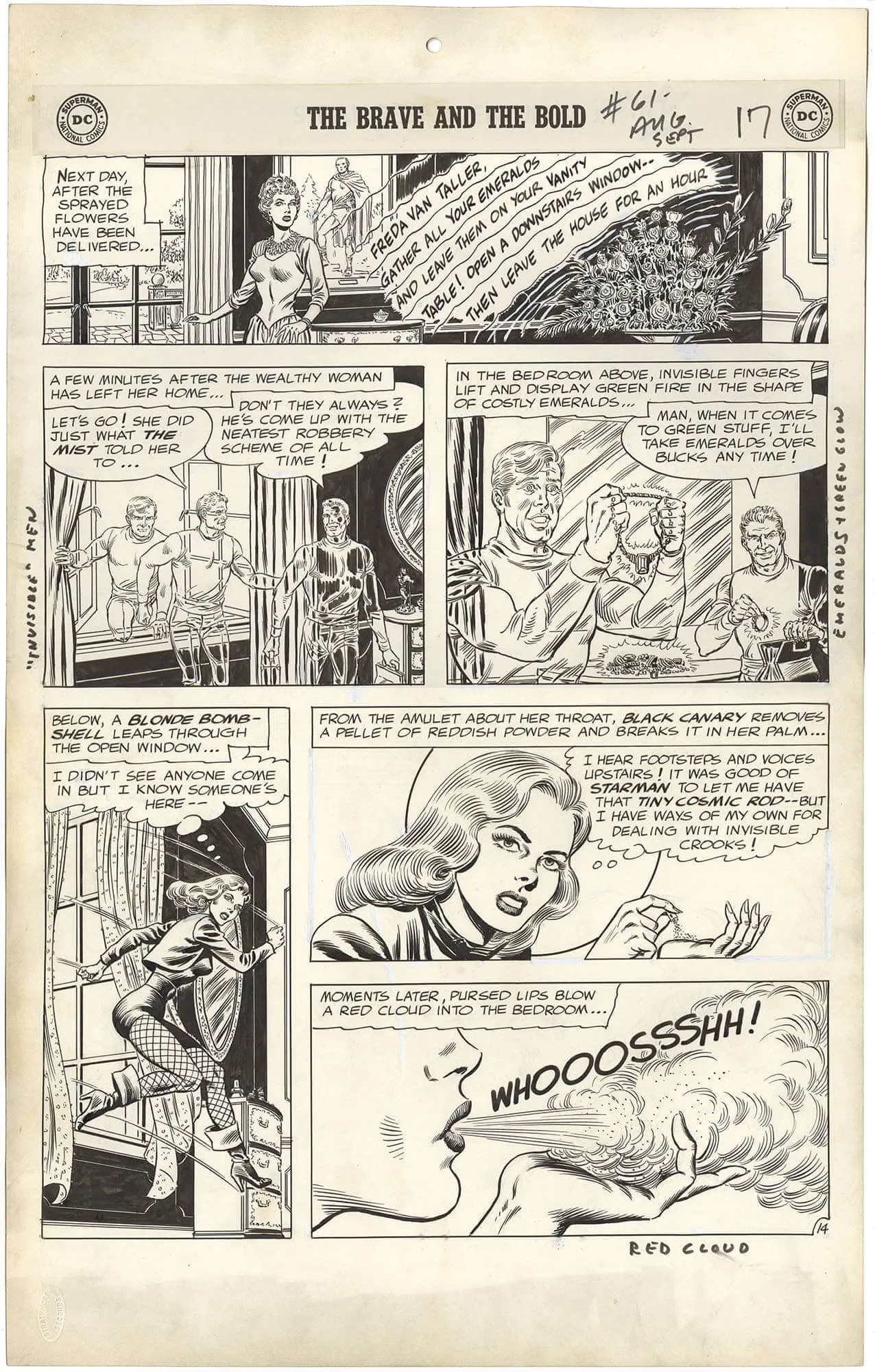 Brave And The Bold #61 P14 (Large Art) Comic Art