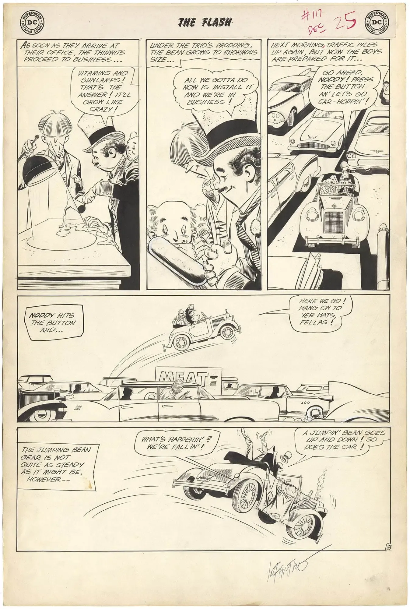 Flash #117 p8 (Large Art - Signed)