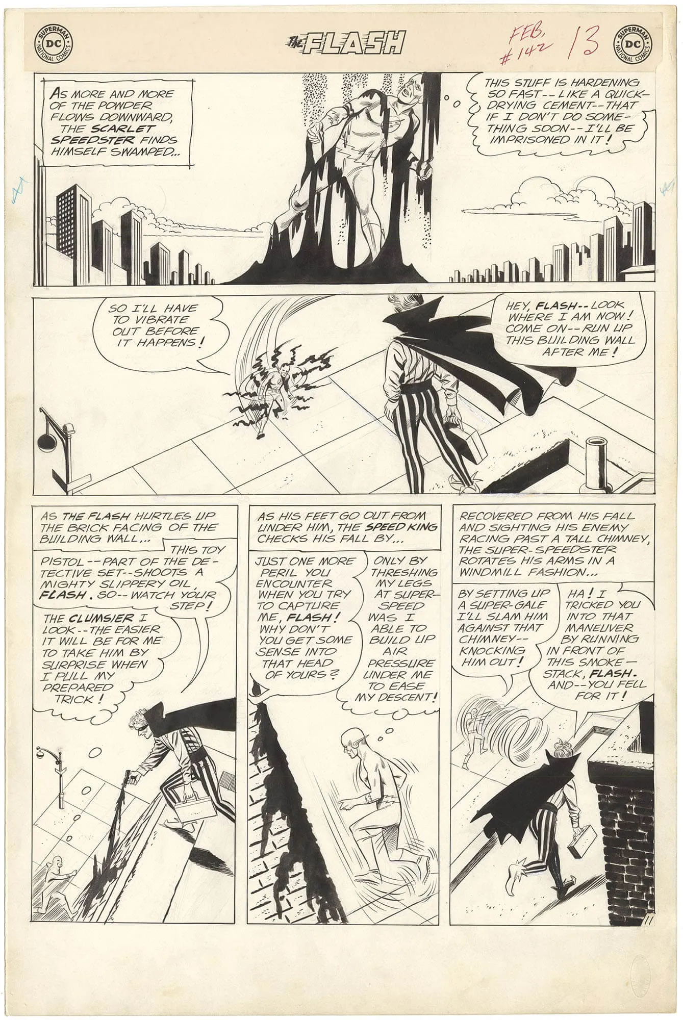 Flash #142 P11 (Large Art) Comic Art