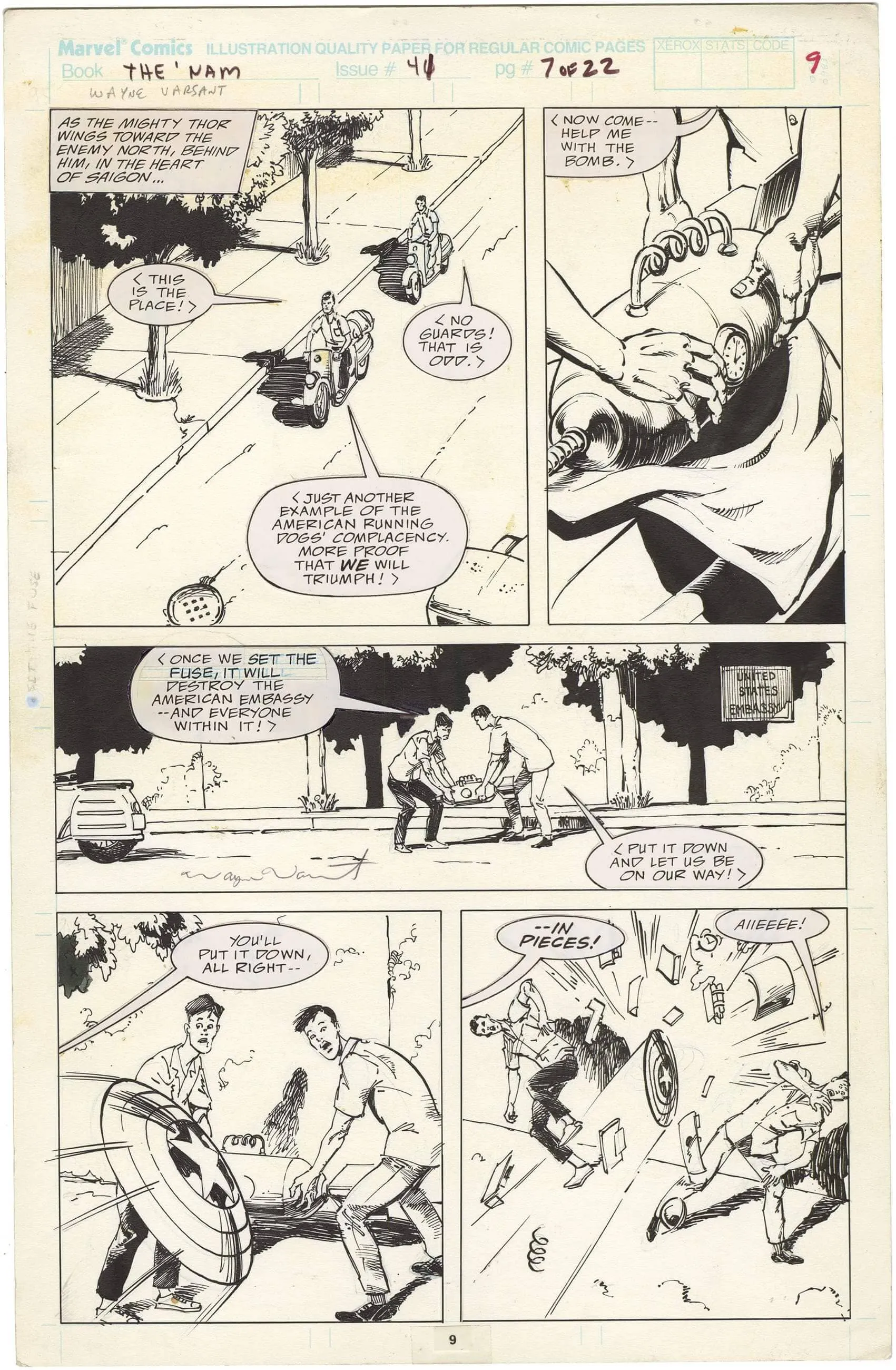 The ‘Nam #41 p9 (Cap shield)