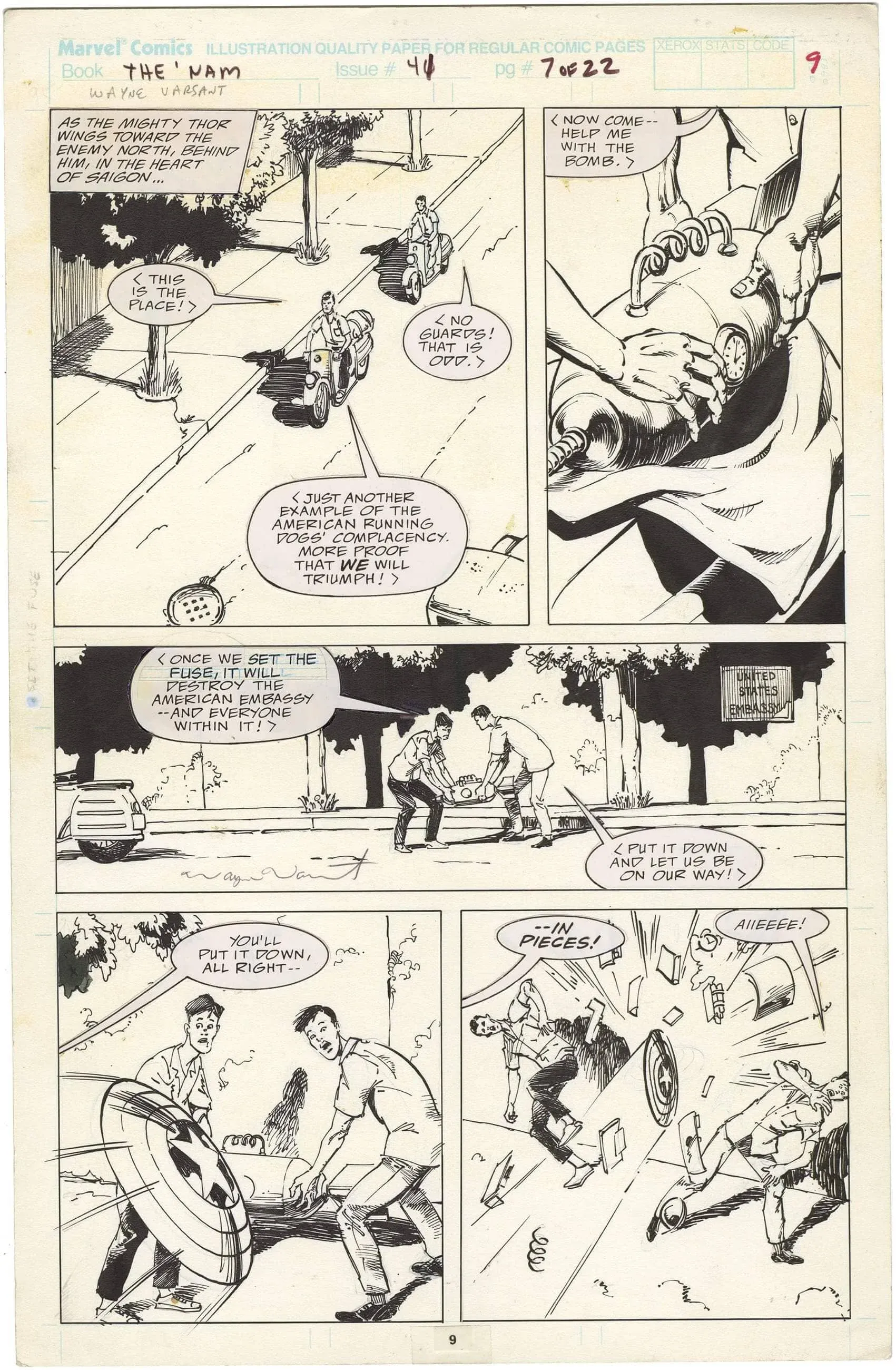 The ‘Nam #41 p9 (Cap shield)