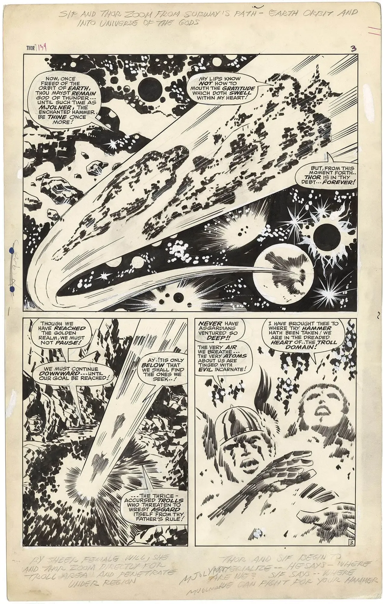 Thor #139 p3 (½ Splash)(Large Art)