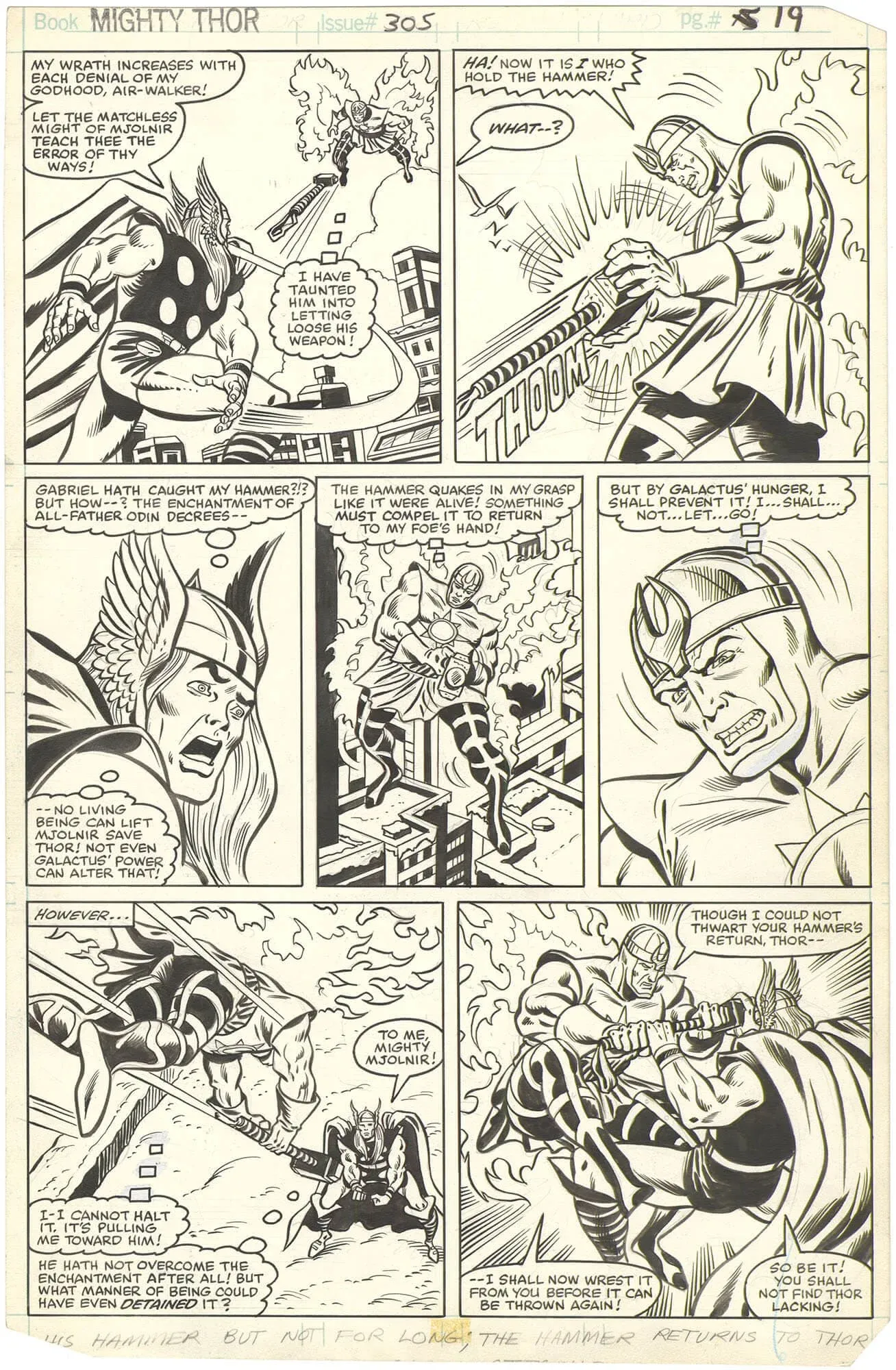 Thor #305 p19 (Great Battle page)