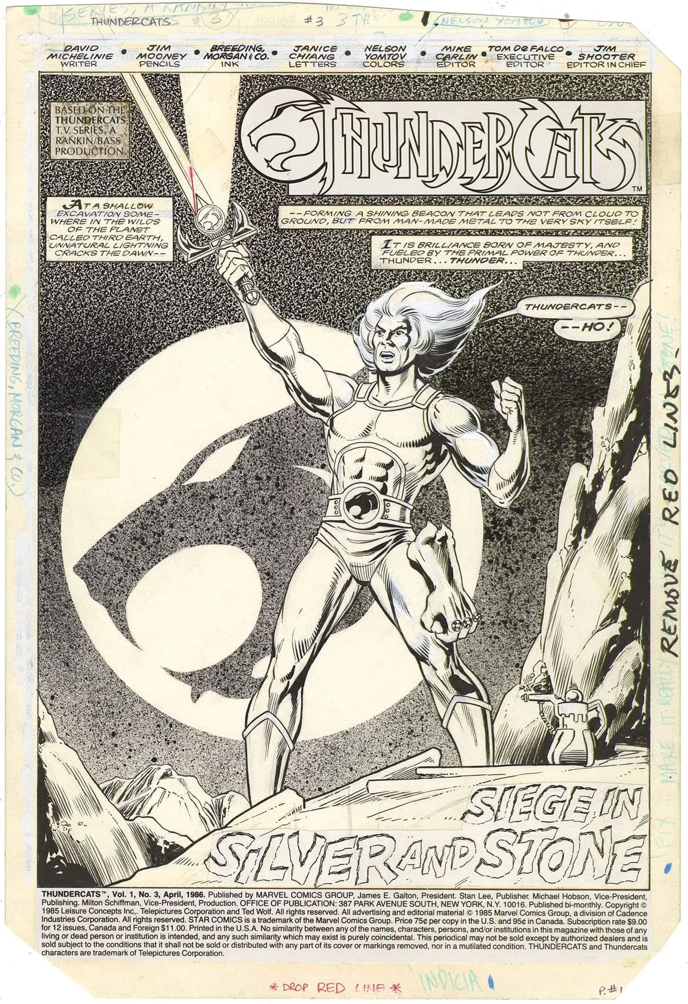 ThunderCats #3 P1 (Splash) Comic Art