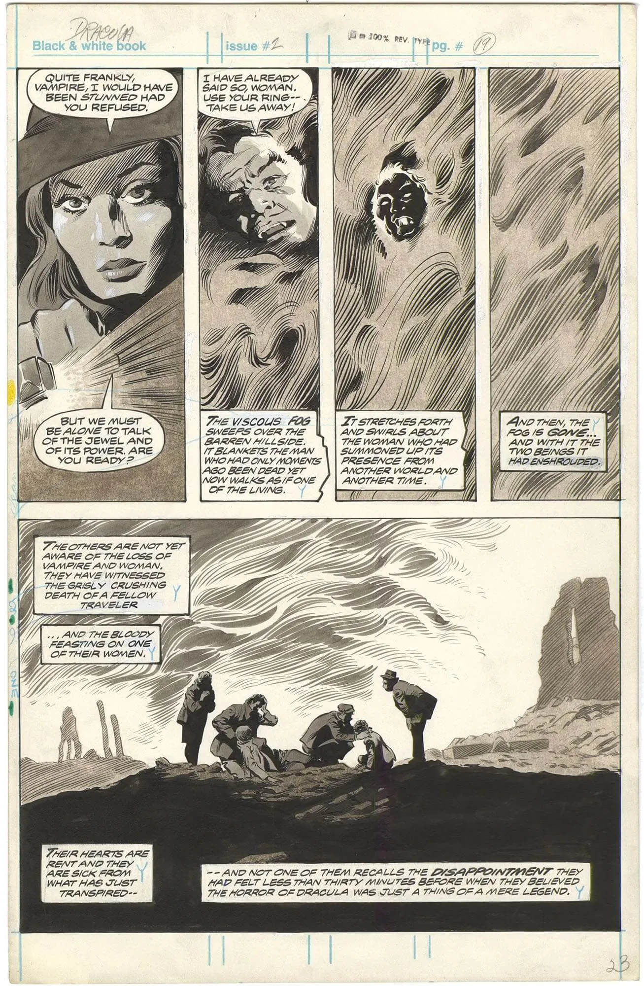 Tomb Of Dracula #1 P23 ( Splash) Comic Art