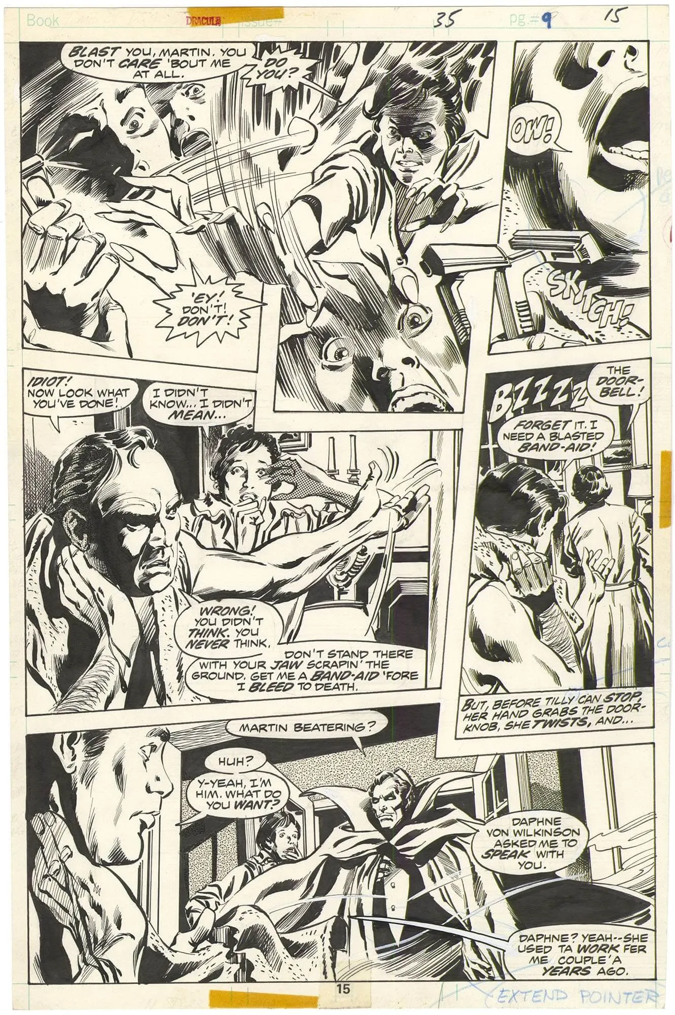Tomb Of Dracula #35 P15 Comic Art