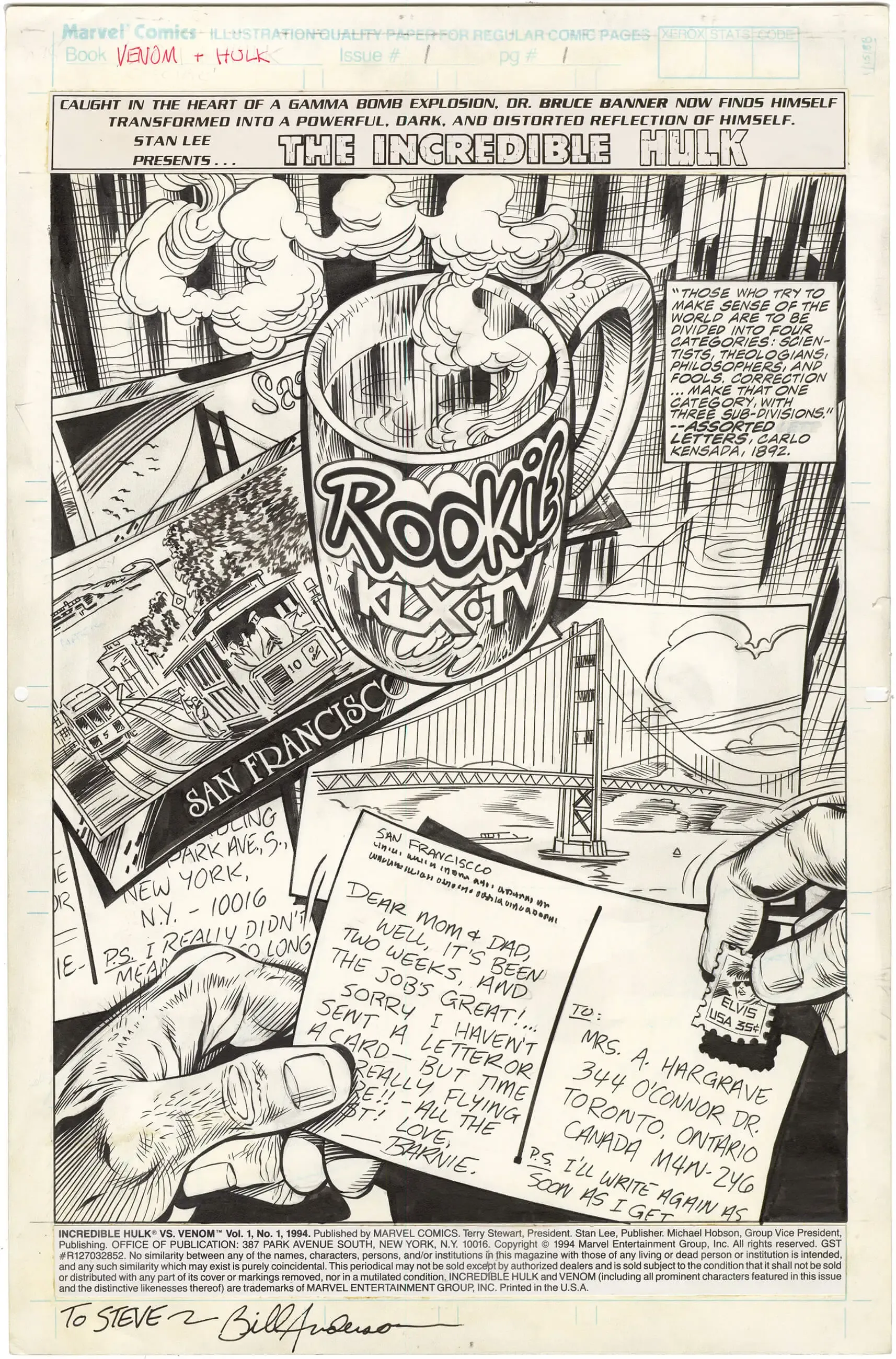 Incredible Hulk vs. Venom #1 p1 (Splash)