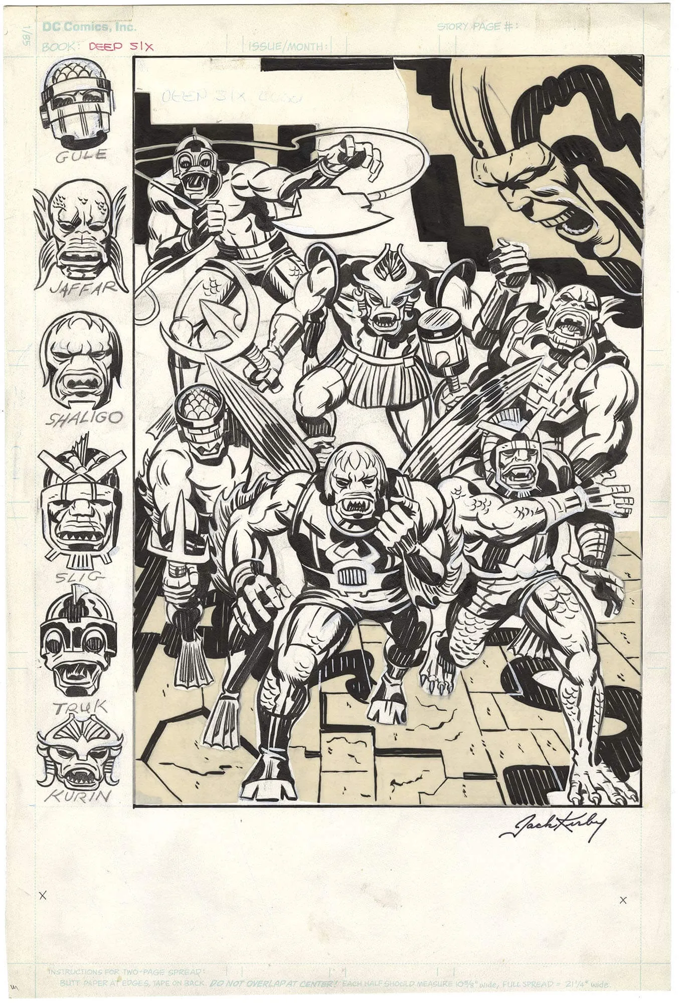 Whos Who: Definitive Directory of the DC Universe #6 (Deep Six) (Signed)