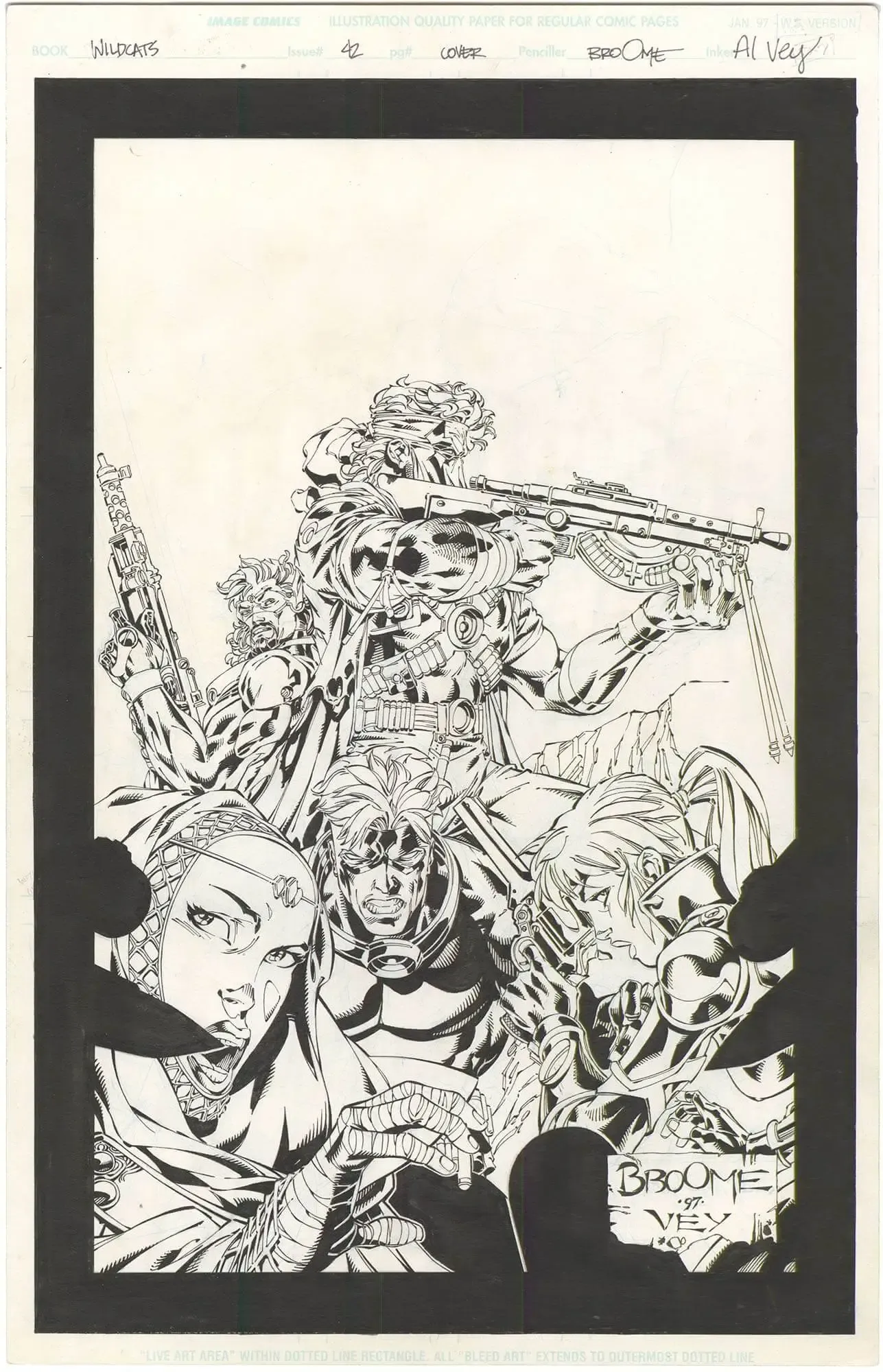 Wildcats #42 Cover (Signed)