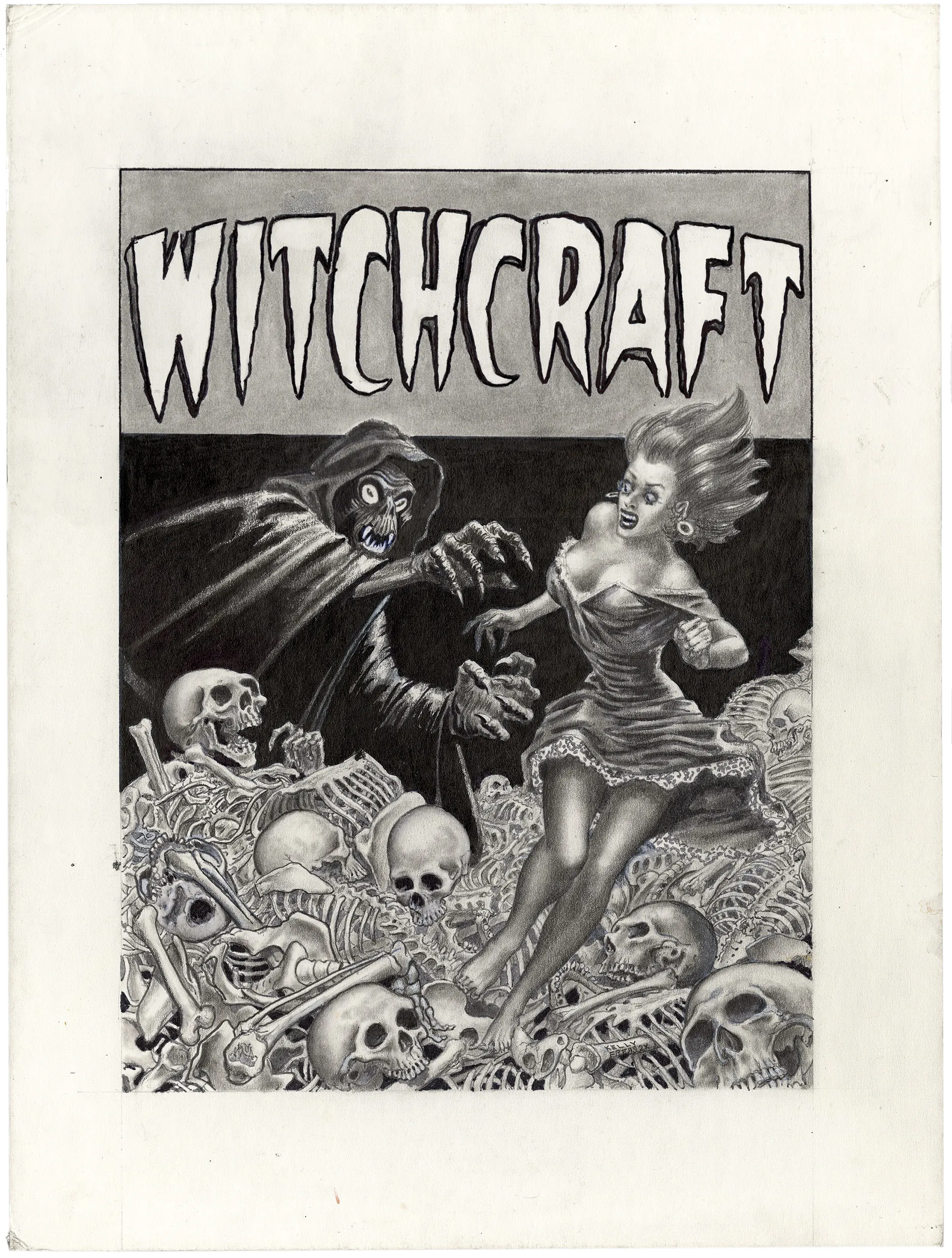 Witchcraft #5 (Cover Recreation) Comic Art