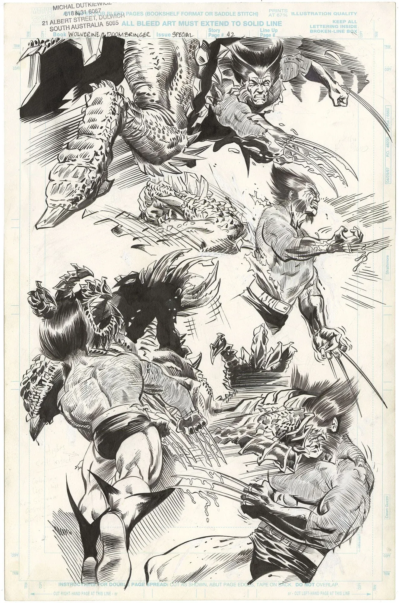 Wolverine: Doombringer Special p42 (Splash)