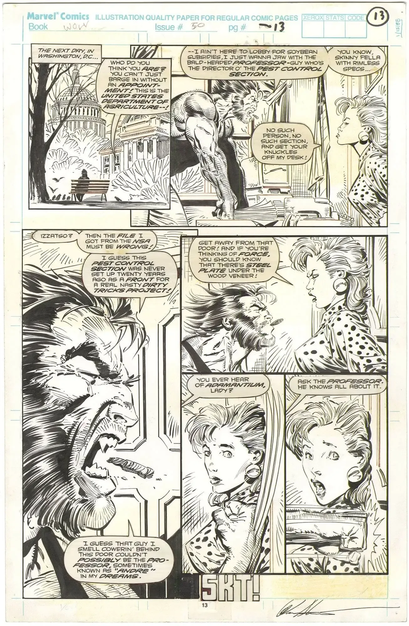 Wolverine #50 p13 (Powerful!)