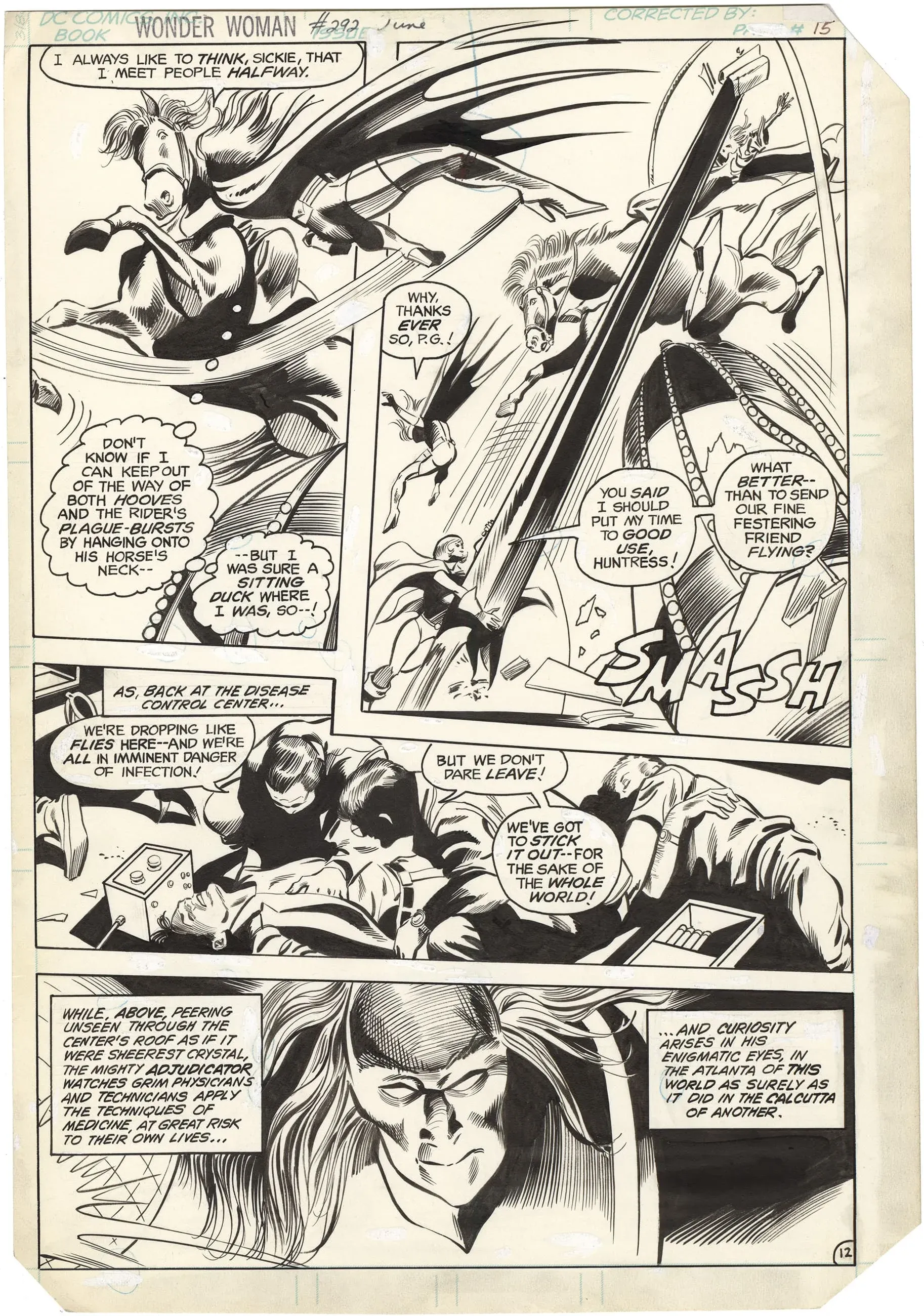 Wonder Woman #292 p12 (Power Girl + Huntress)