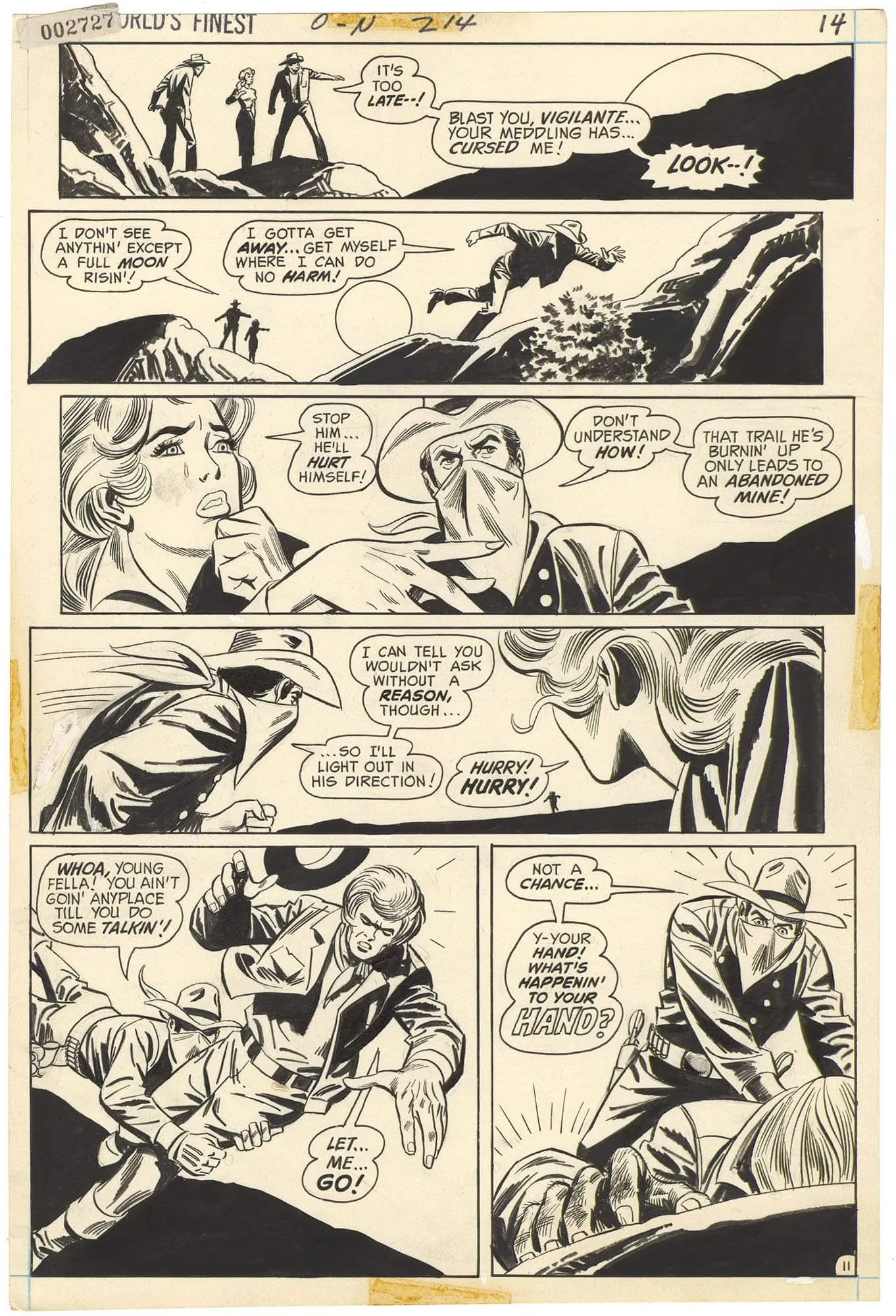 Worlds Finest Comics #214 P11 Comic Art
