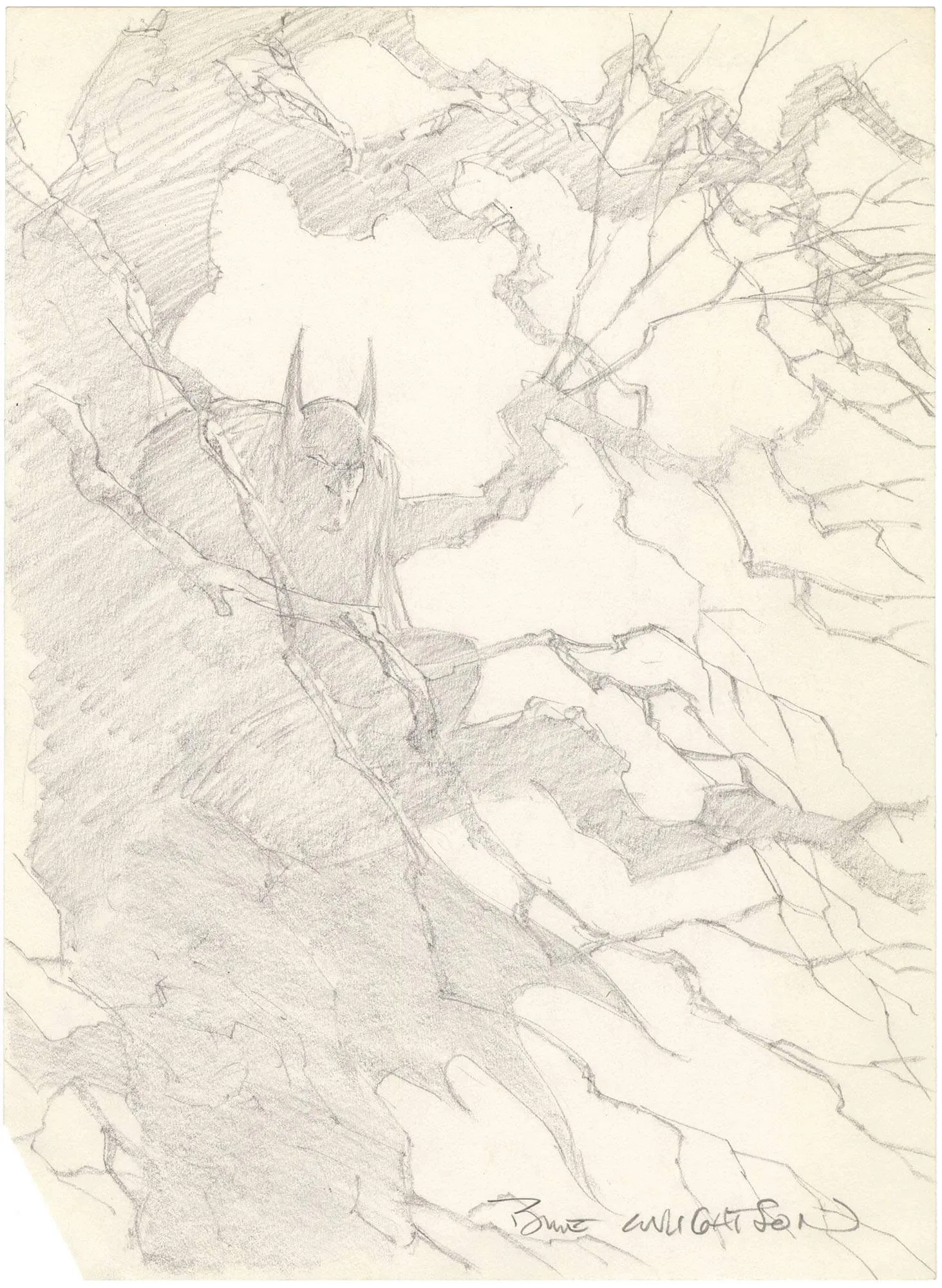 Wrightson Batman Commission (Signed)