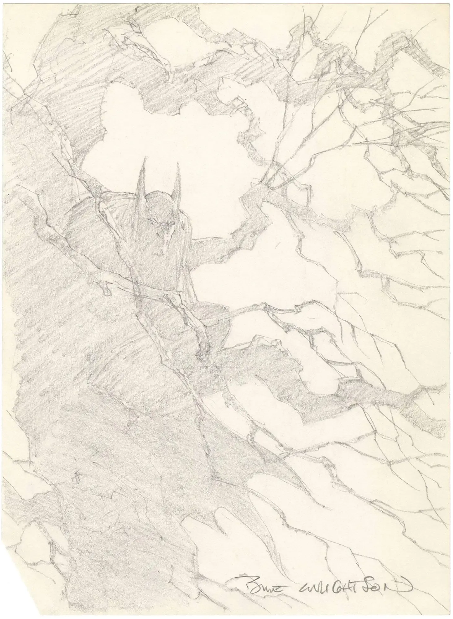 Wrightson Batman Commission (Signed)