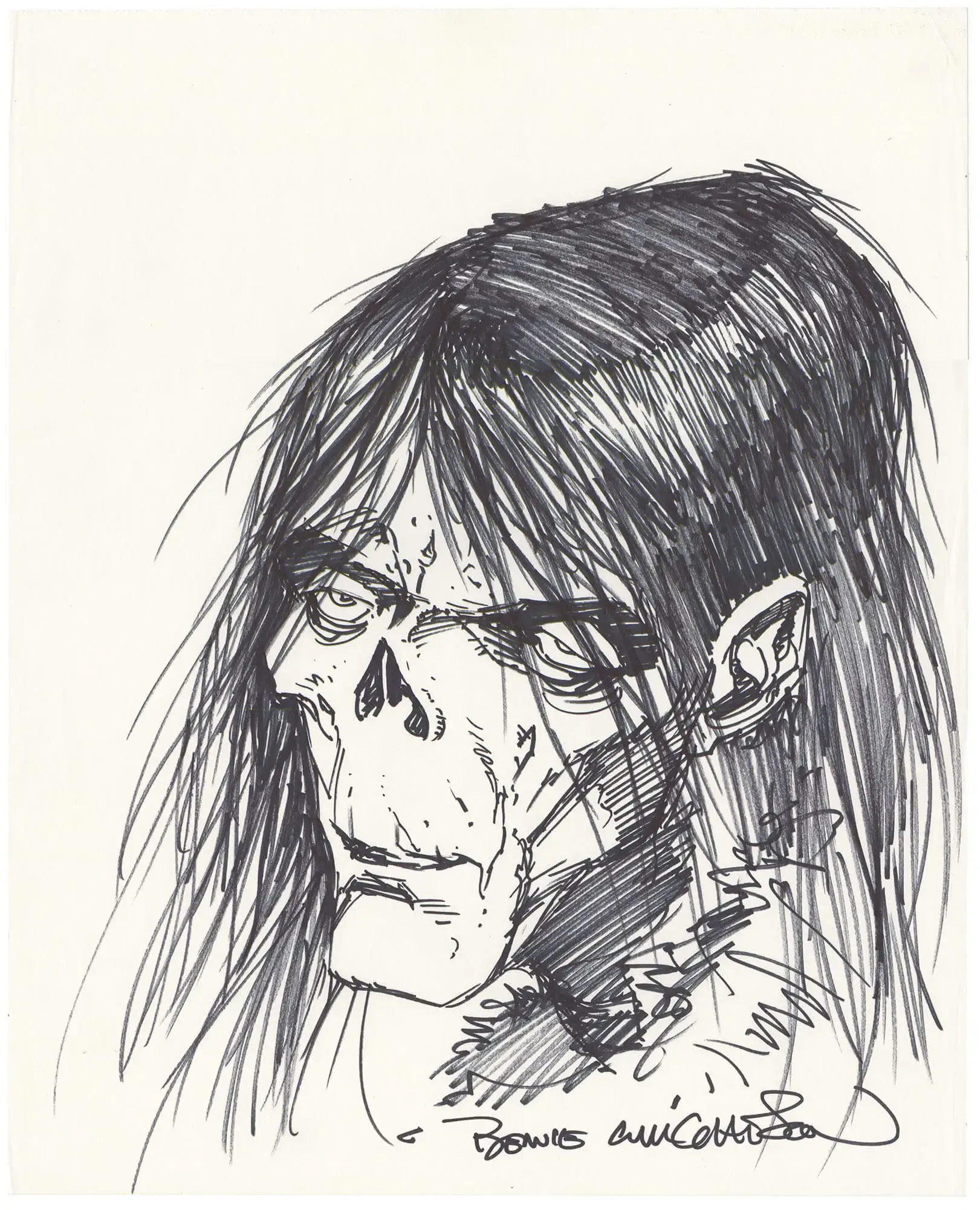 Bernie Wrightson Frankenstein Head Commission