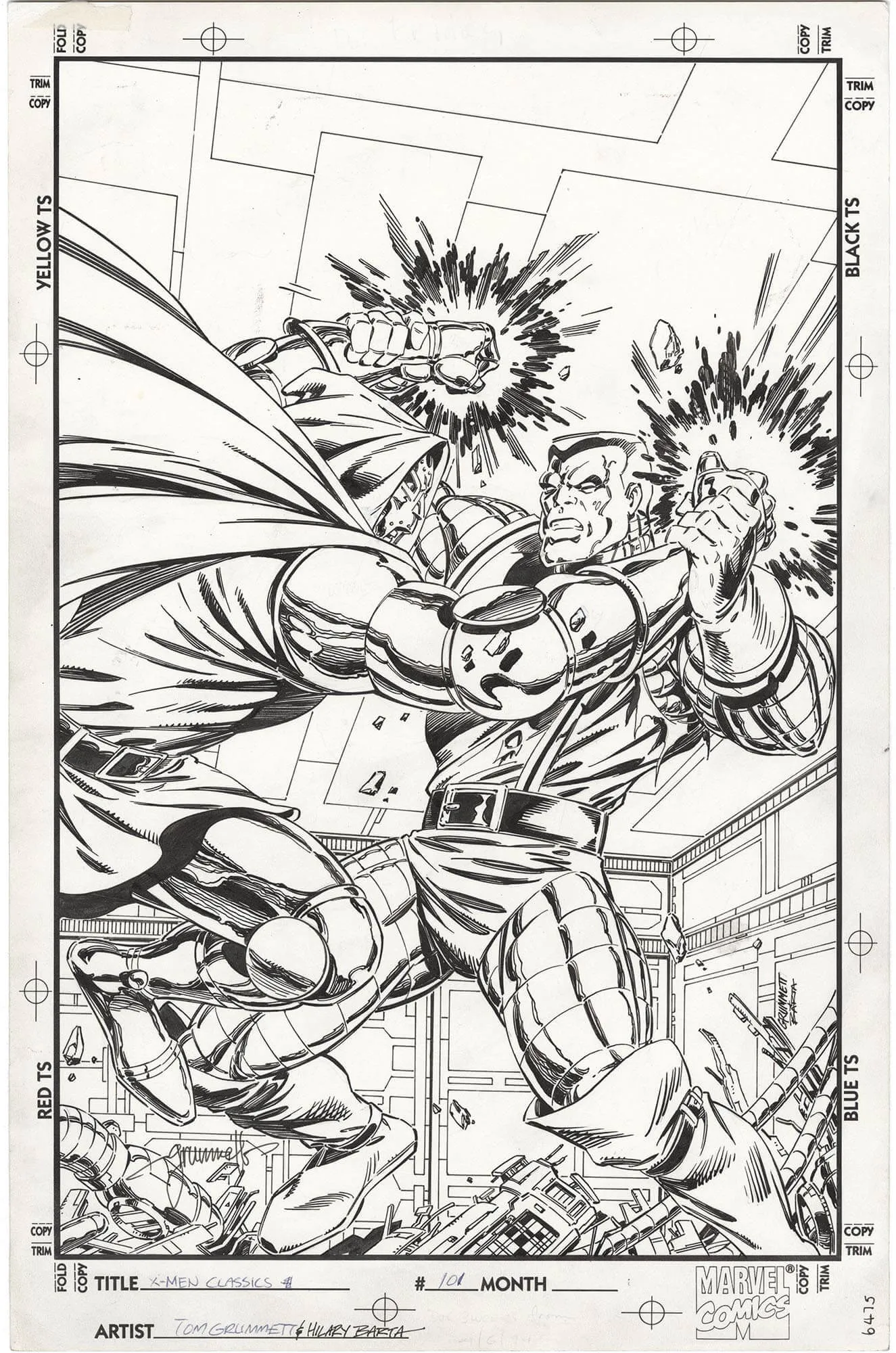 X-Men Classic #101 Cover (Doom vs Colossus)