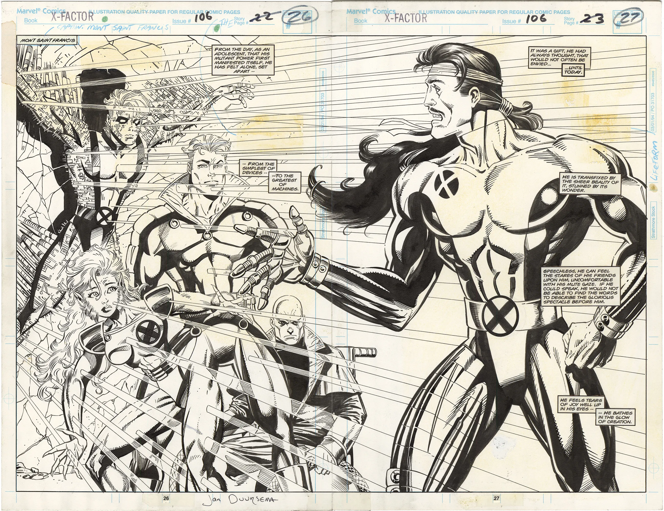 X-Factor #106 p26-27 (Spread)