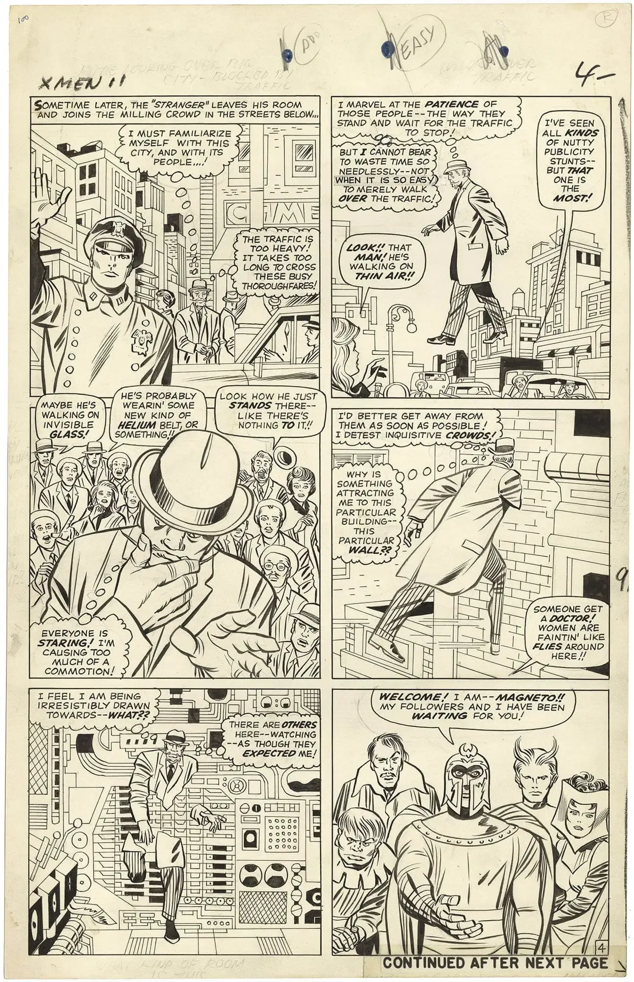 X-Men #11 p4 (First Stranger)